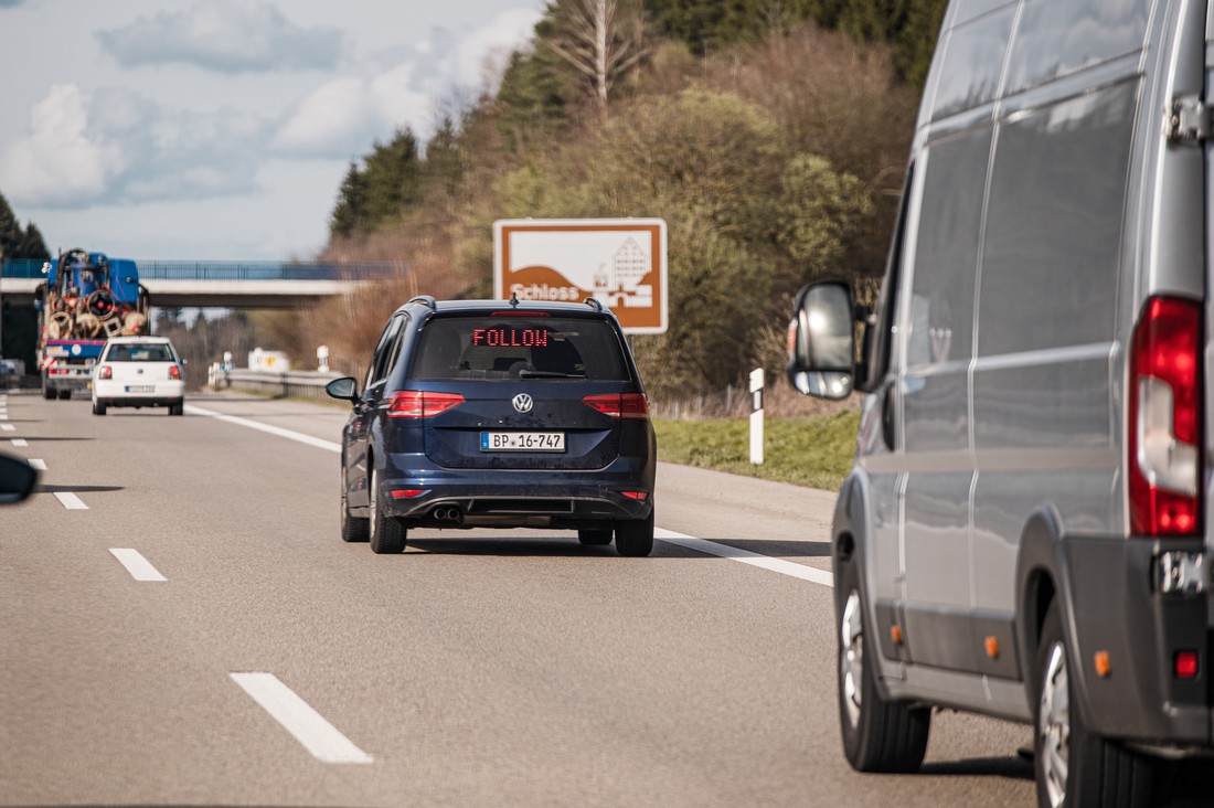 Grenzkontrolle der Bundespolizei.