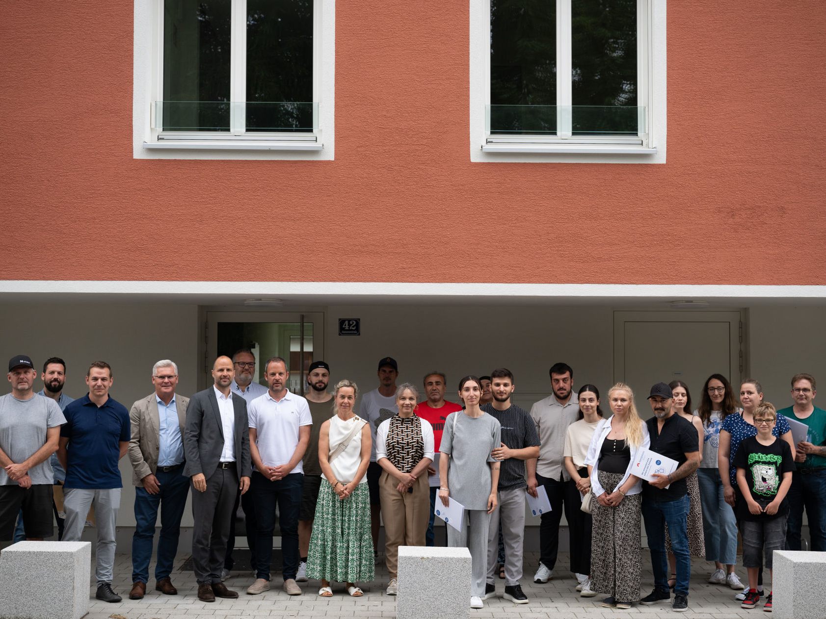 Die Alpenländische Wohnbaugesellschaft errichtete in Rankweil sieben neue gemeinnützige Mietwohnungen.