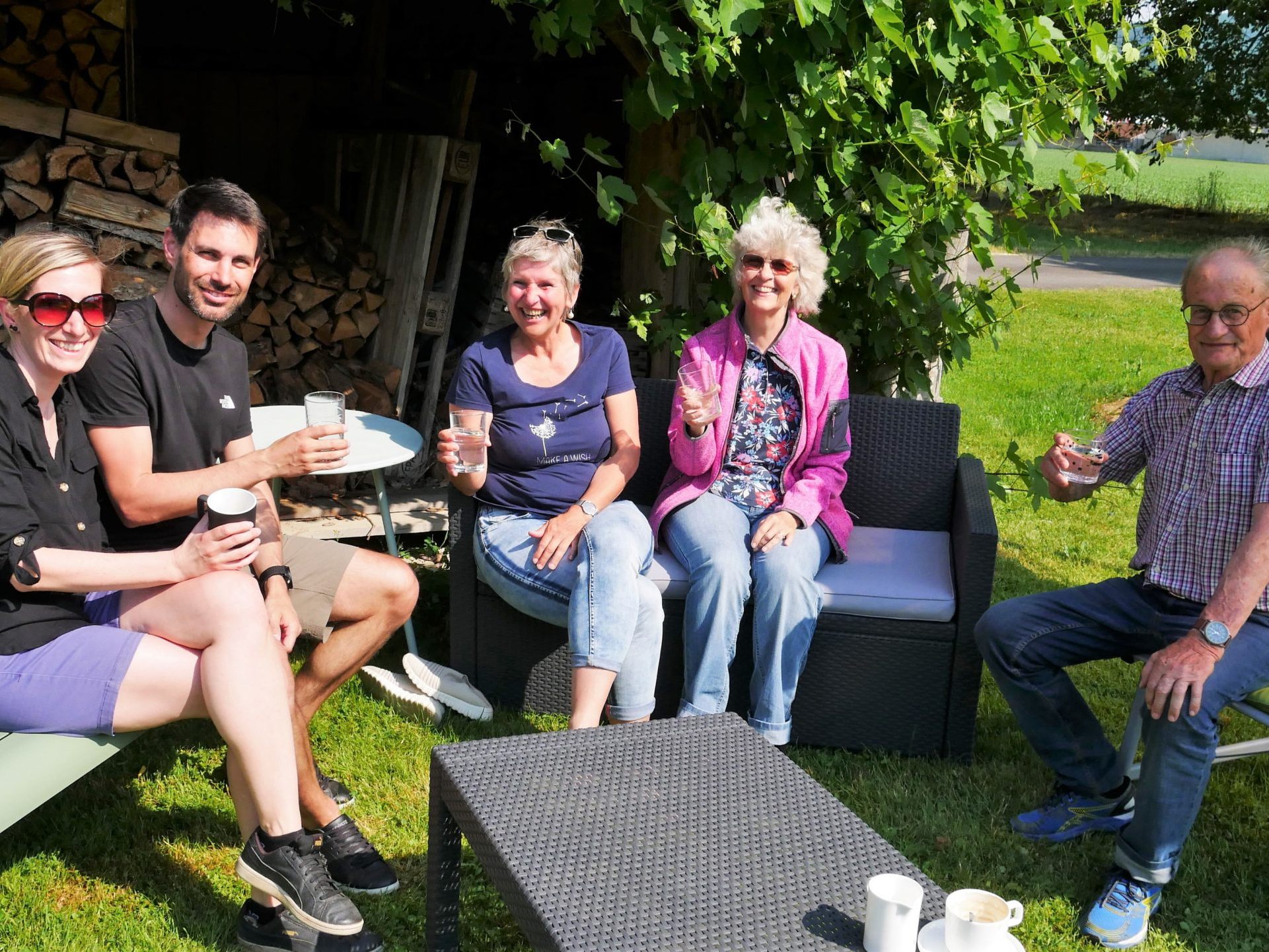 Beim Bänkle Hock kommt man ins Gespräch. Beim Bänkle Hock kommt man ins Gespräch.