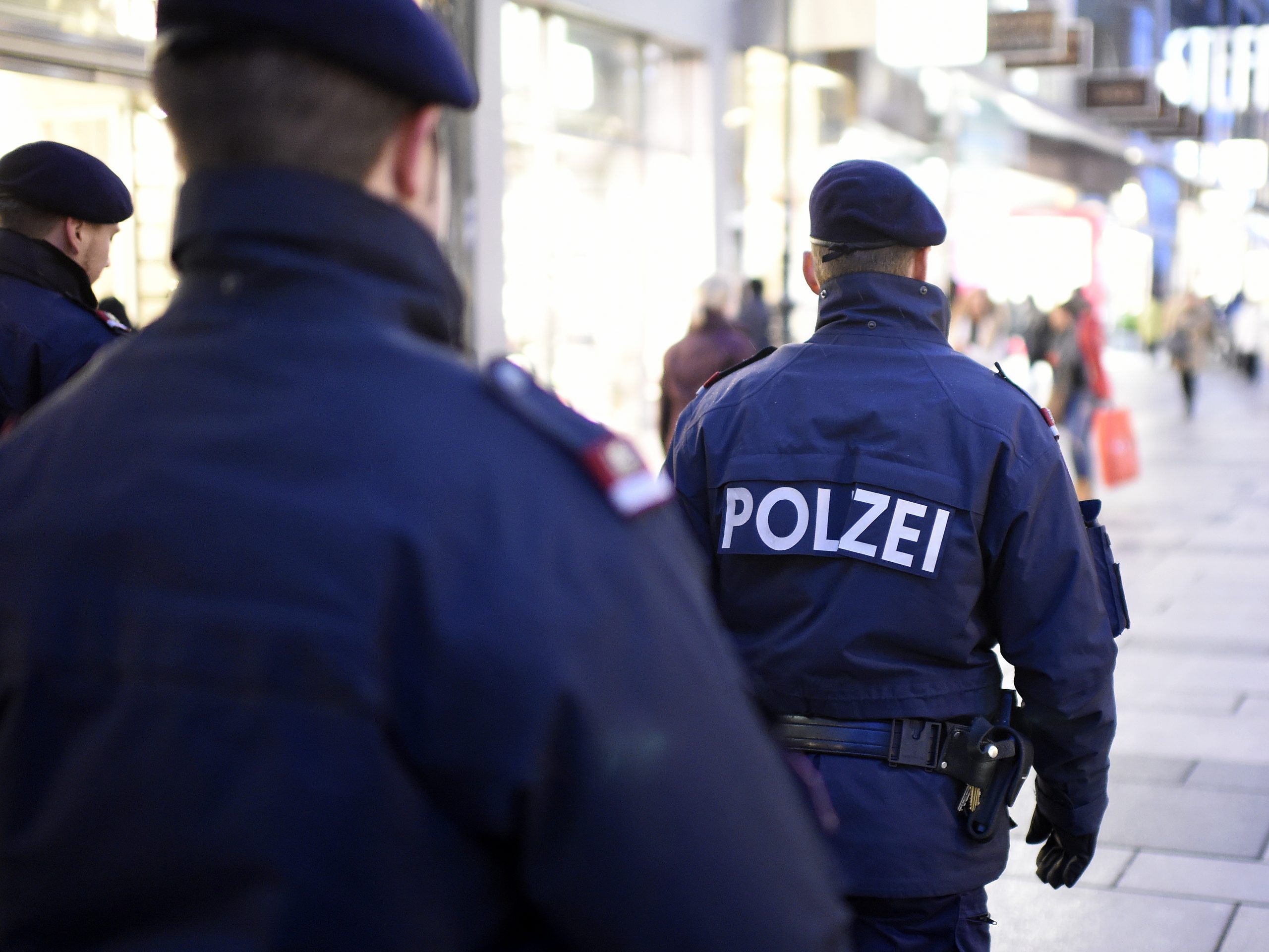 Polizeieinsatz in Wien-Mariahilf.