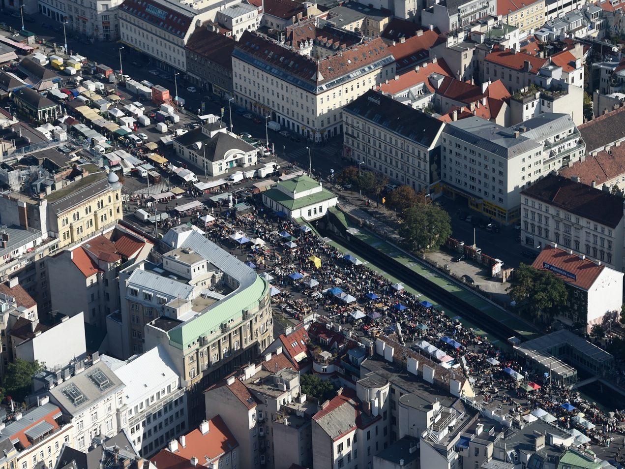 Der Wiener Naschmarkt auf einem Bild aus dem Jahr 2015.