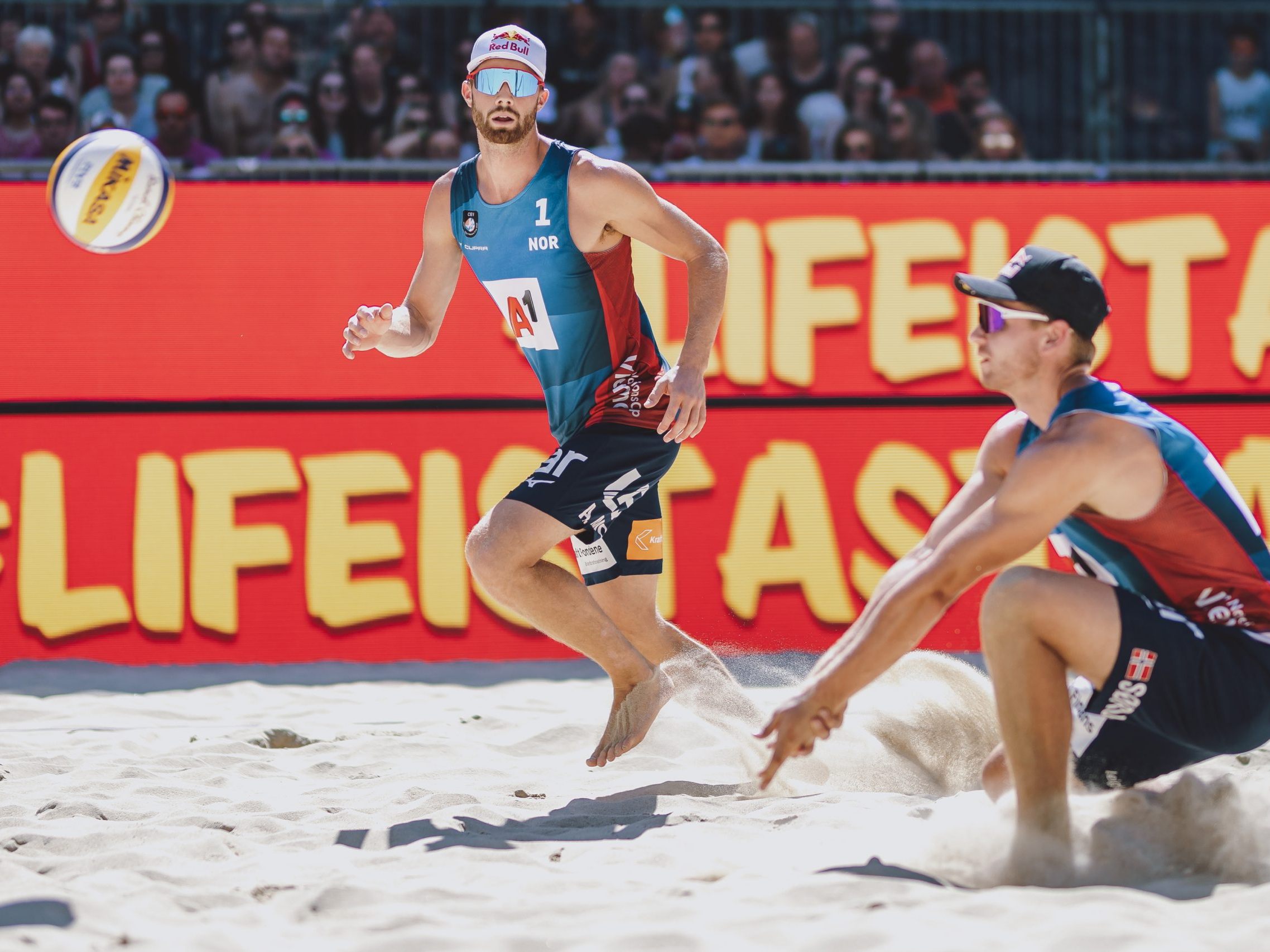 Beachvolleyball am Wiener Heumarkt: Im Sommer steigt das A1 Beach Pro Vienna 2024. Den Spielplan gibt es hier.