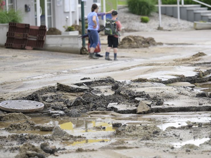 Der burgenländische Bezirk Oberwart wurde Anfang Juni schwer von einem Unwetter getroffen.