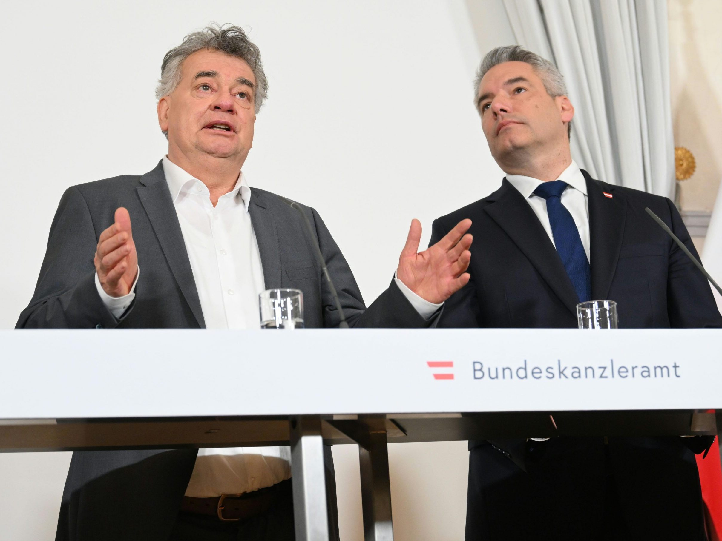 Kanzleramt- und Vizekanzleramt: Ministerrat am Mittwoch nicht in Präsenz.