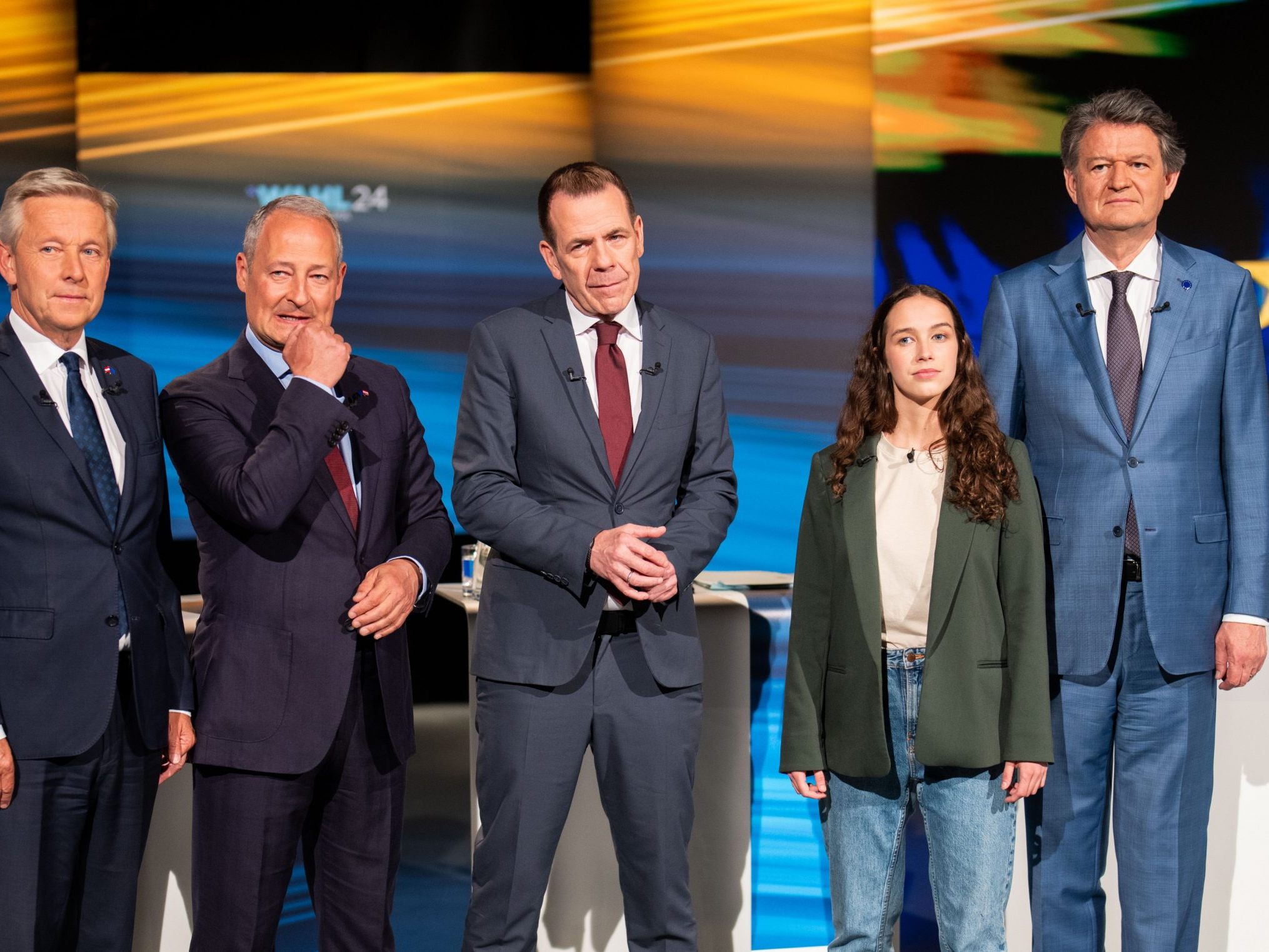 Spitzenkandidaten im Wahlkampf-Finish