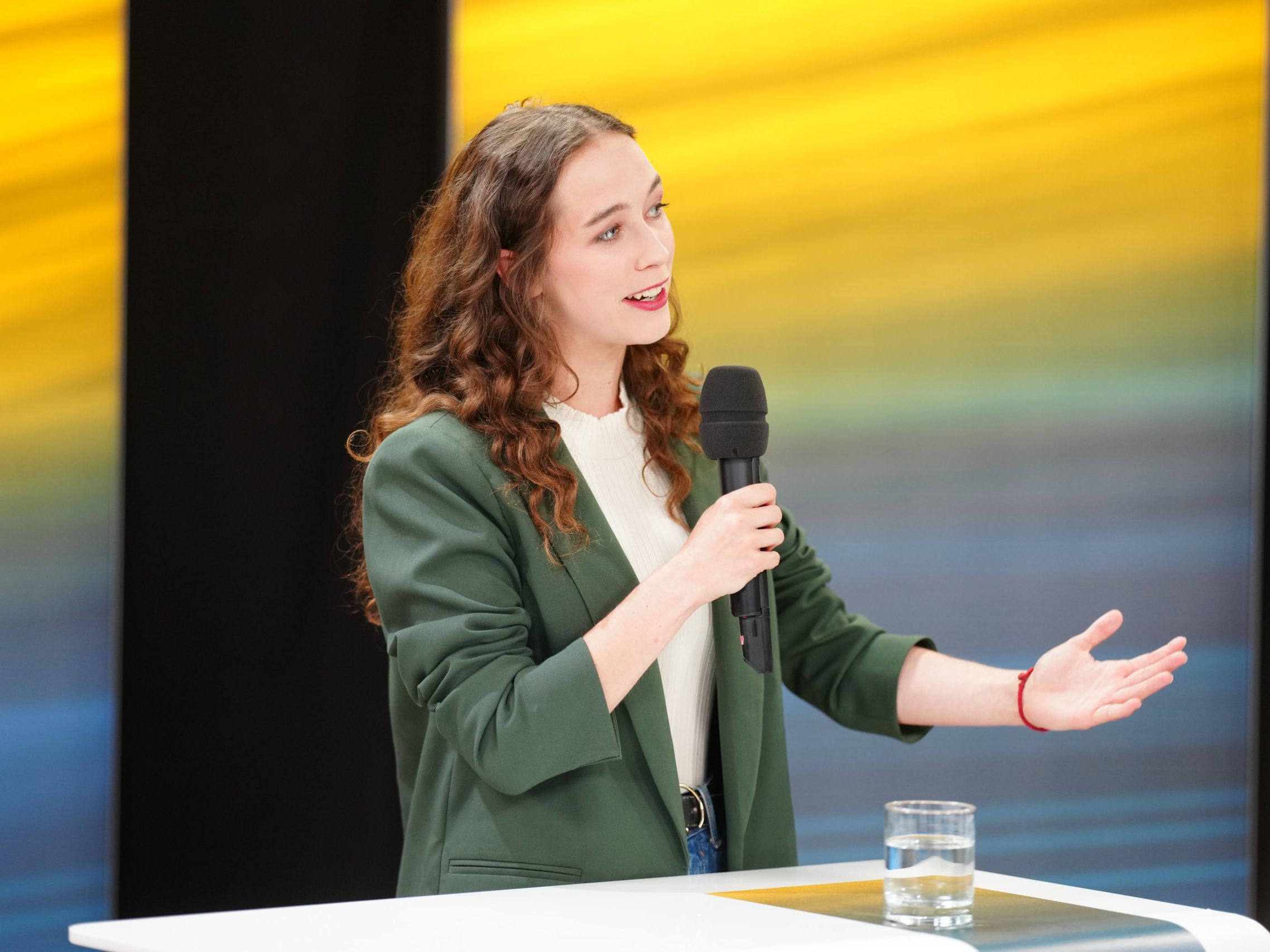 Zwischenfall bei der Wahlparty der Grünen. Zwischenfall bei der Wahlparty der Grünen.