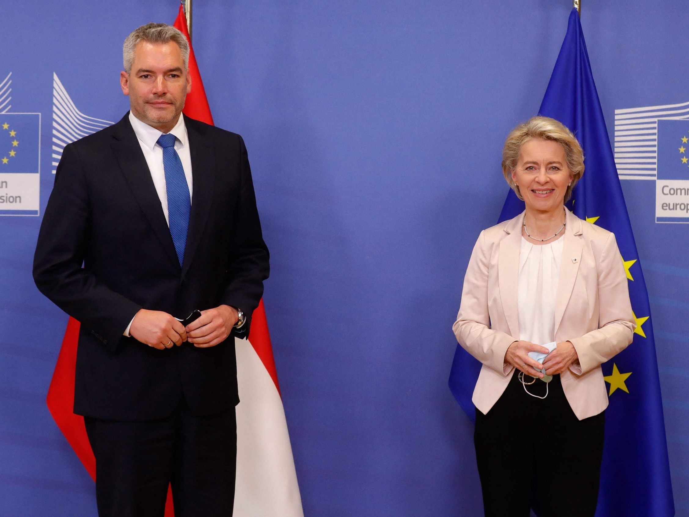 Von der Leyen ist am Freitag bei Nehammer zu Gast.