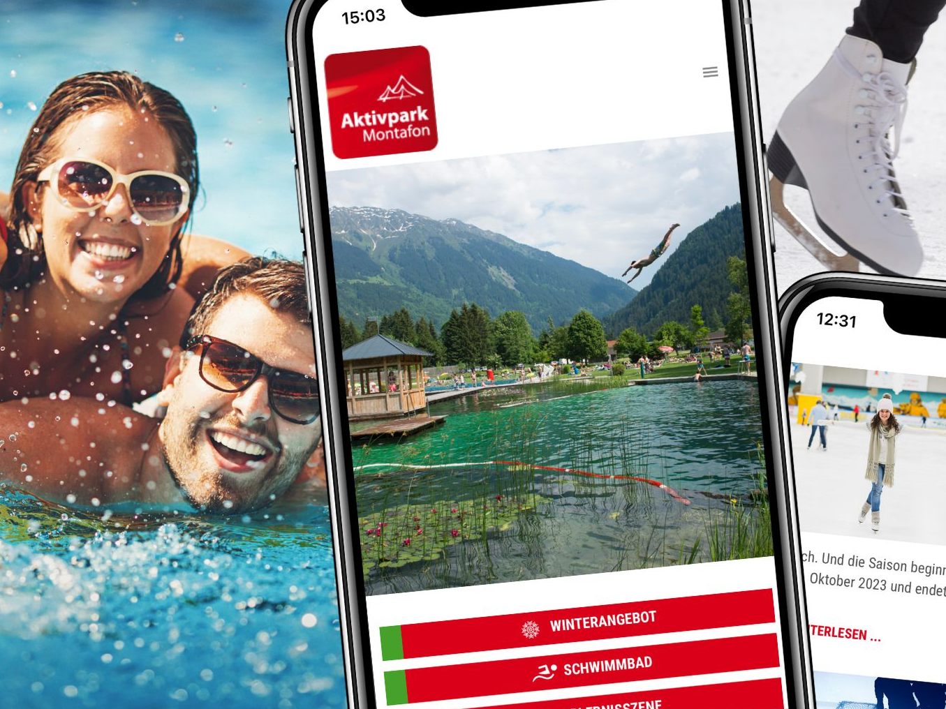 Egal, ob Sommer oder Winter - im Aktivpark Montafon kann man das ganze Jahr über Spaß haben! Egal, ob Sommer oder Winter - im Aktivpark Montafon kann man das ganze Jahr über Spaß haben!