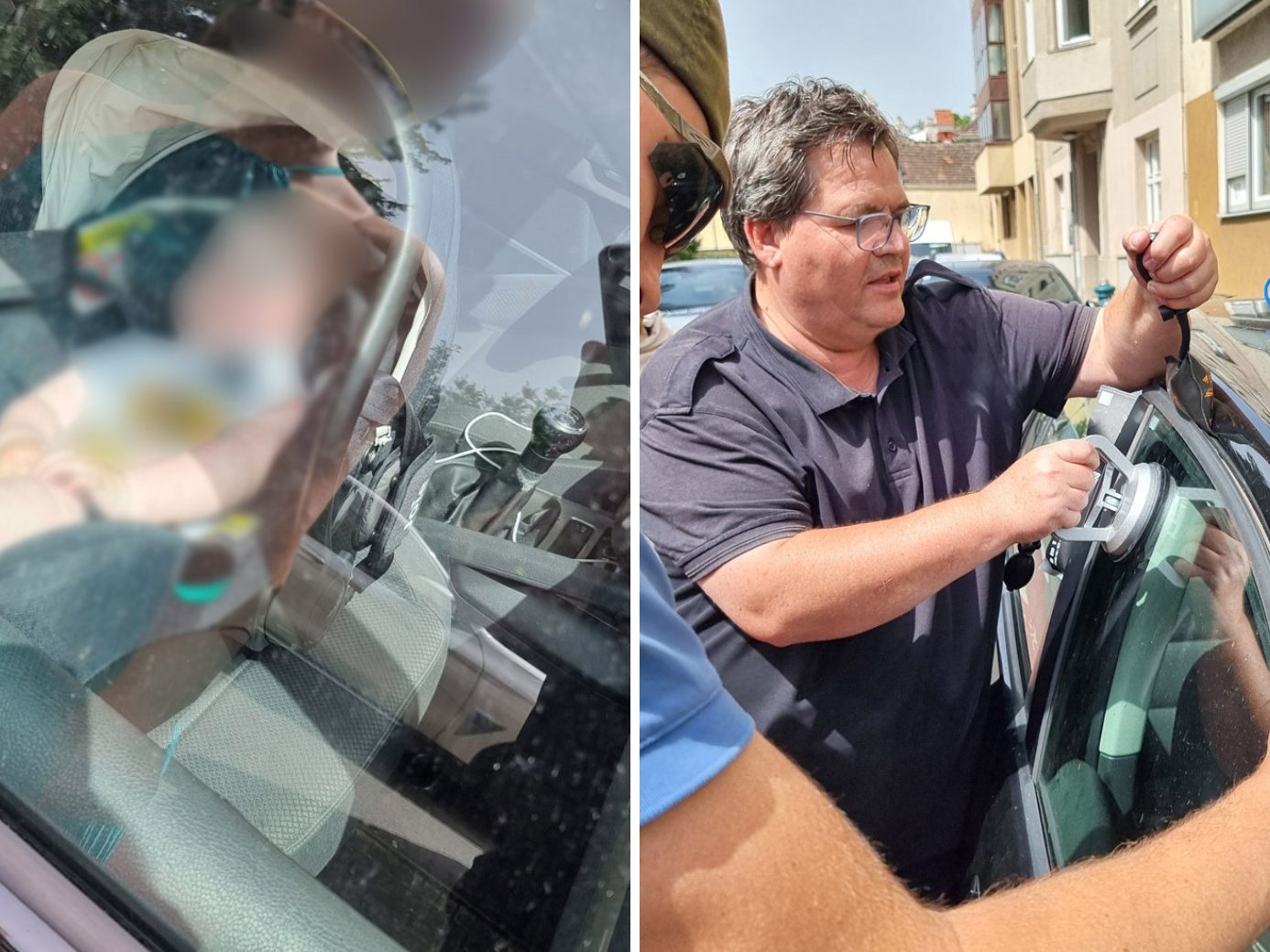 Das Kleinkind konnte glücklicherweise befreit werden.