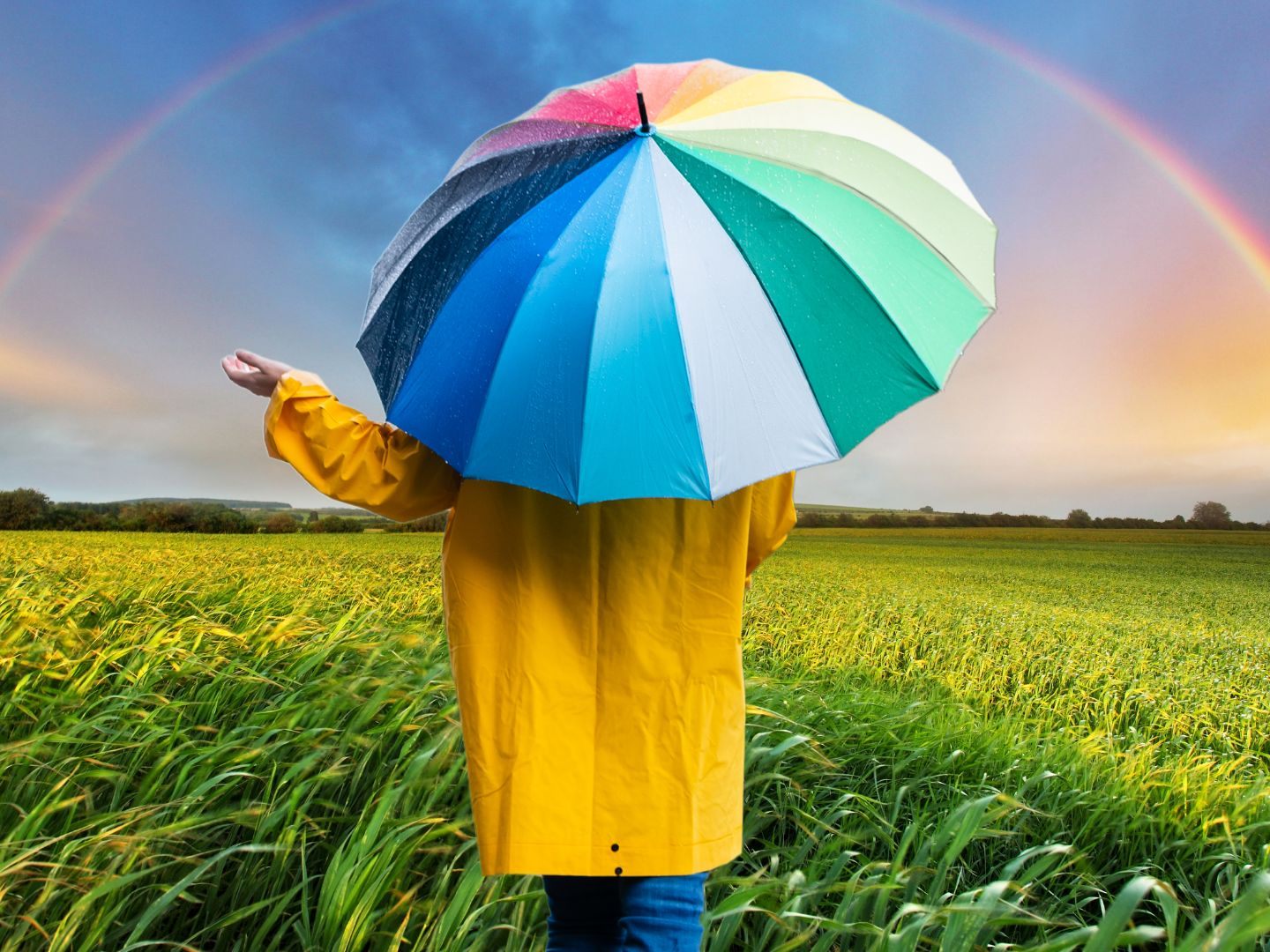 In der kommenden Woche sollte man immer einen Regenschirm dabei haben.