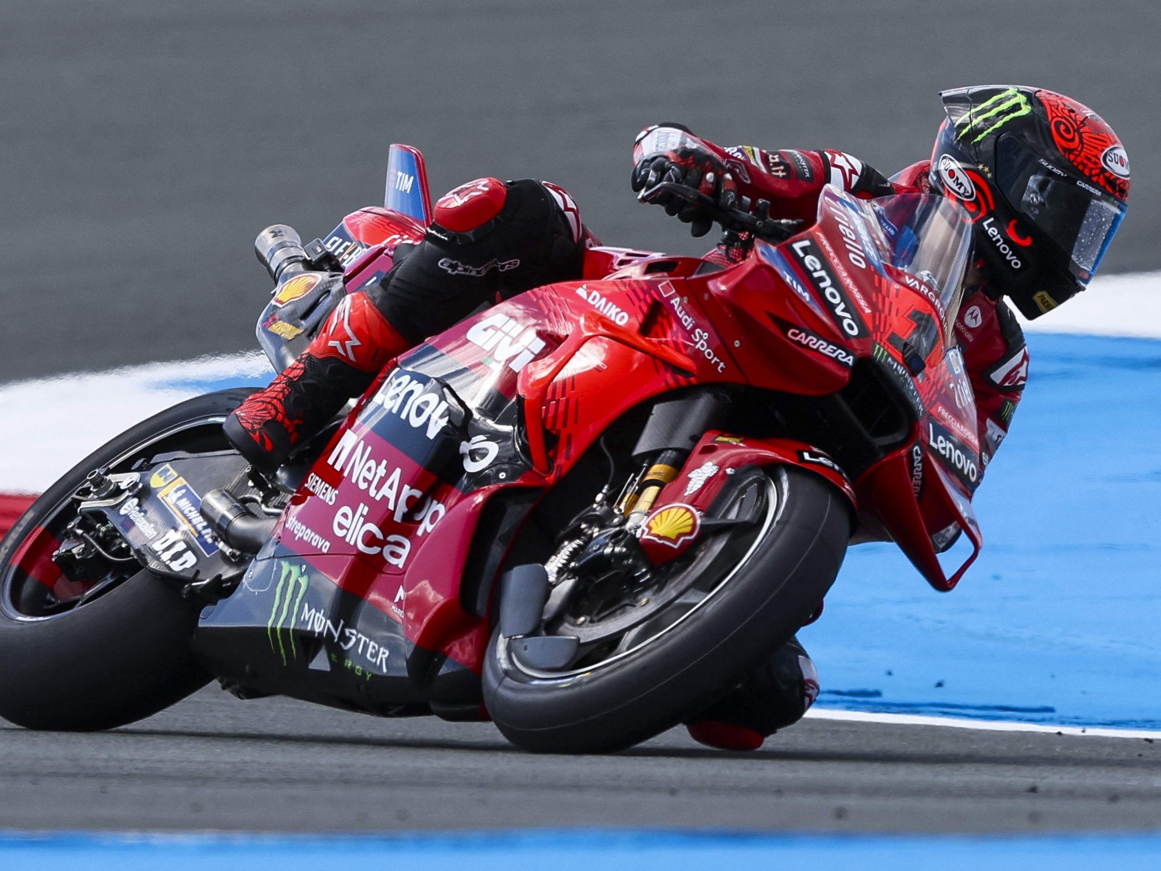 Francesco Bagnaia holte sich den Sprint-Sieg am Samstag.