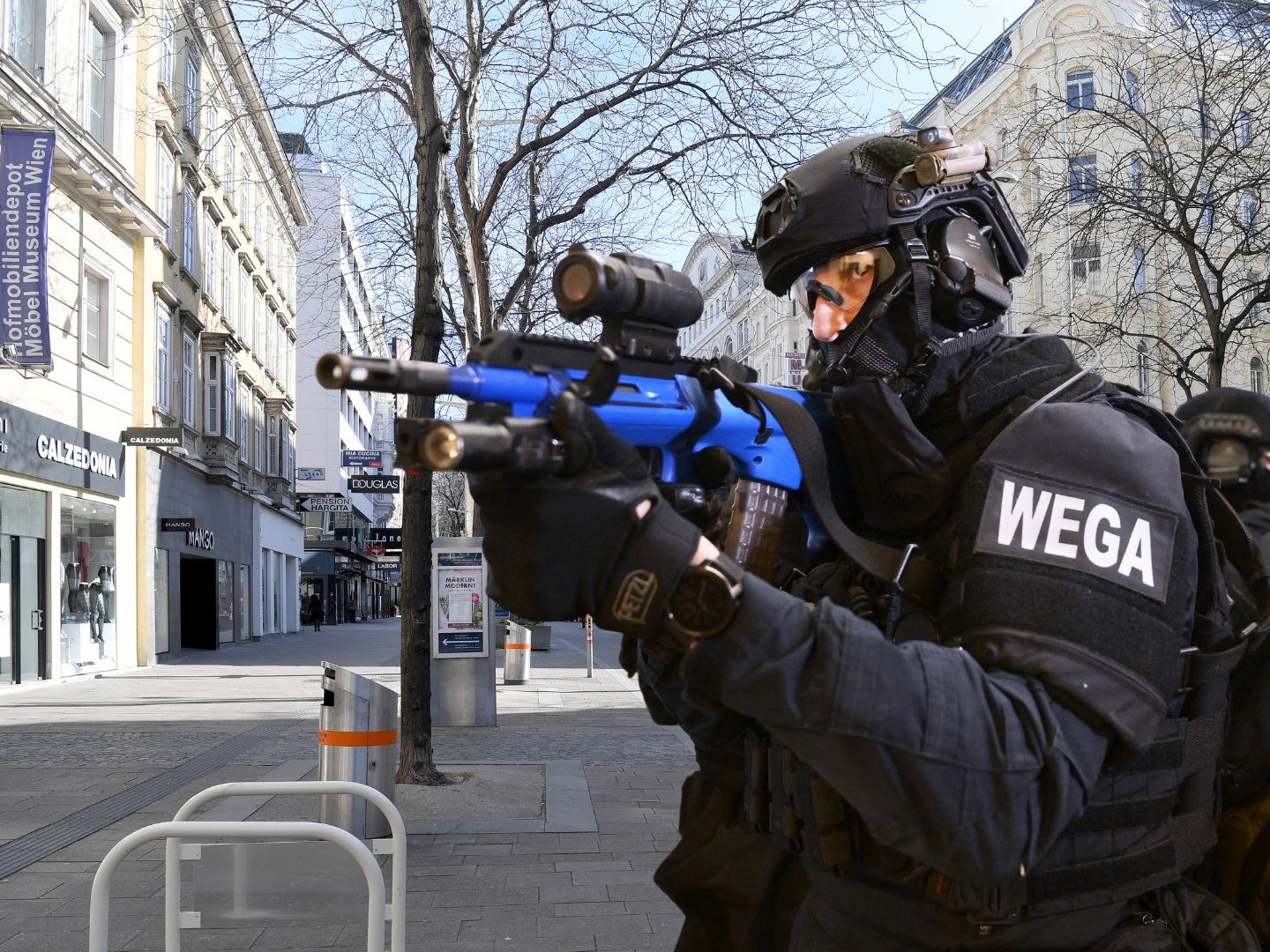 Auf der Wiener Mariahilfer Straße kam es am Dienstag zu einem WEGA-Einsatz.