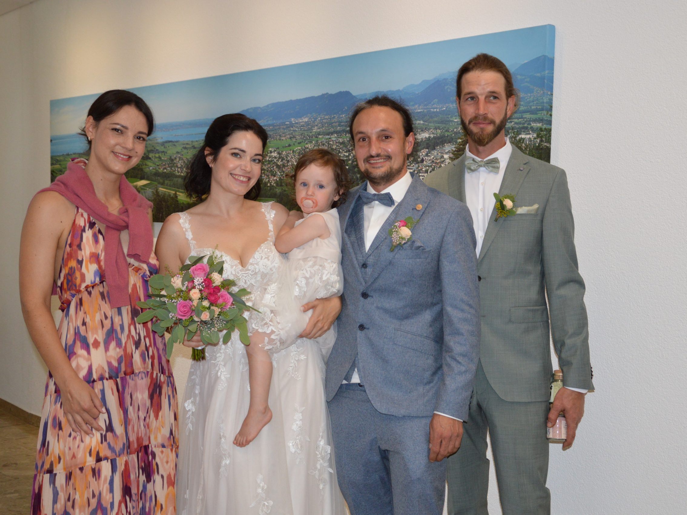 Carina Bernhard und Dominik Eugster feierten Hochzeit.