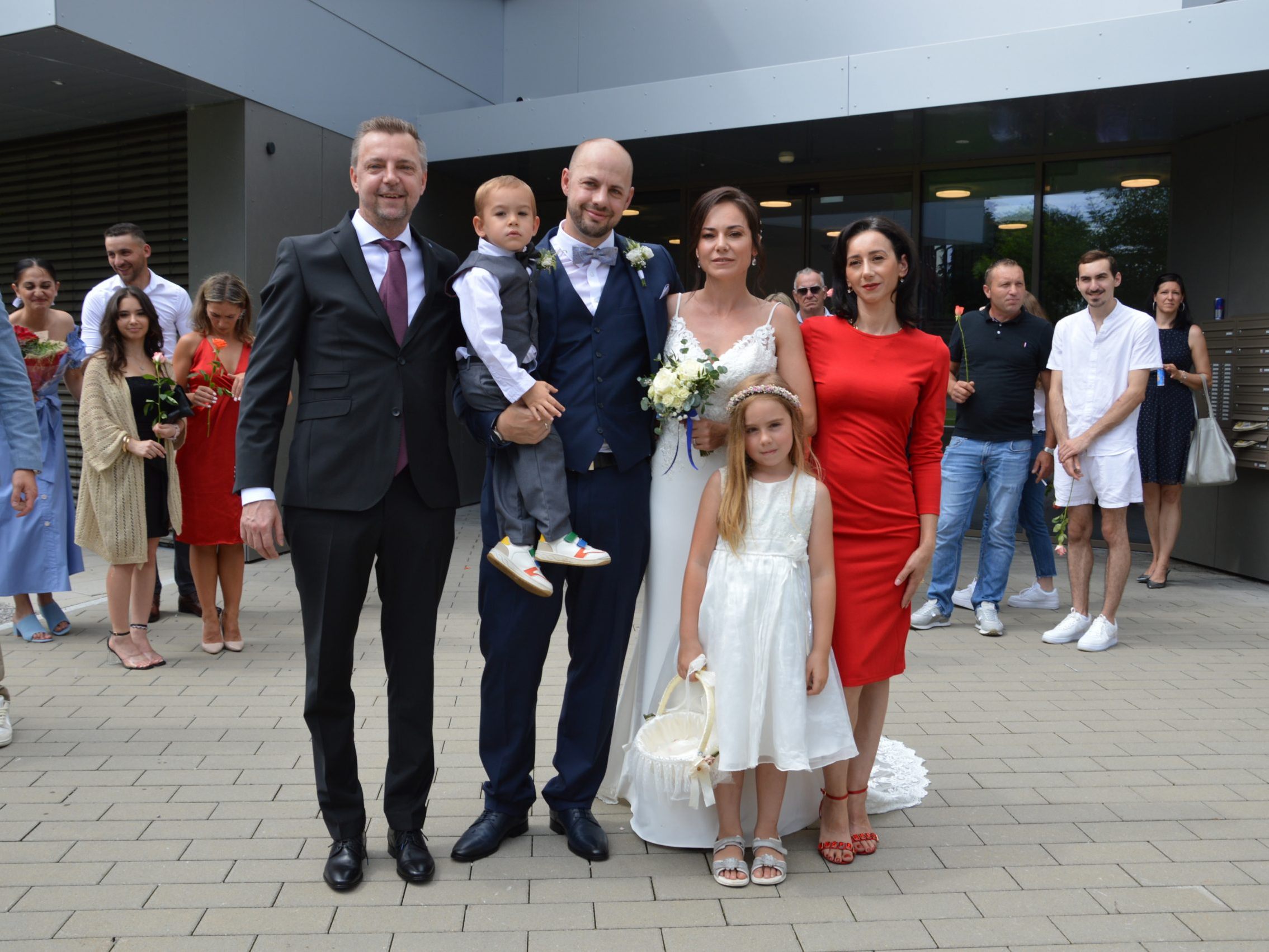 Florina Strujan und René Scheucher feierten ihre standesamtliche Trauung.