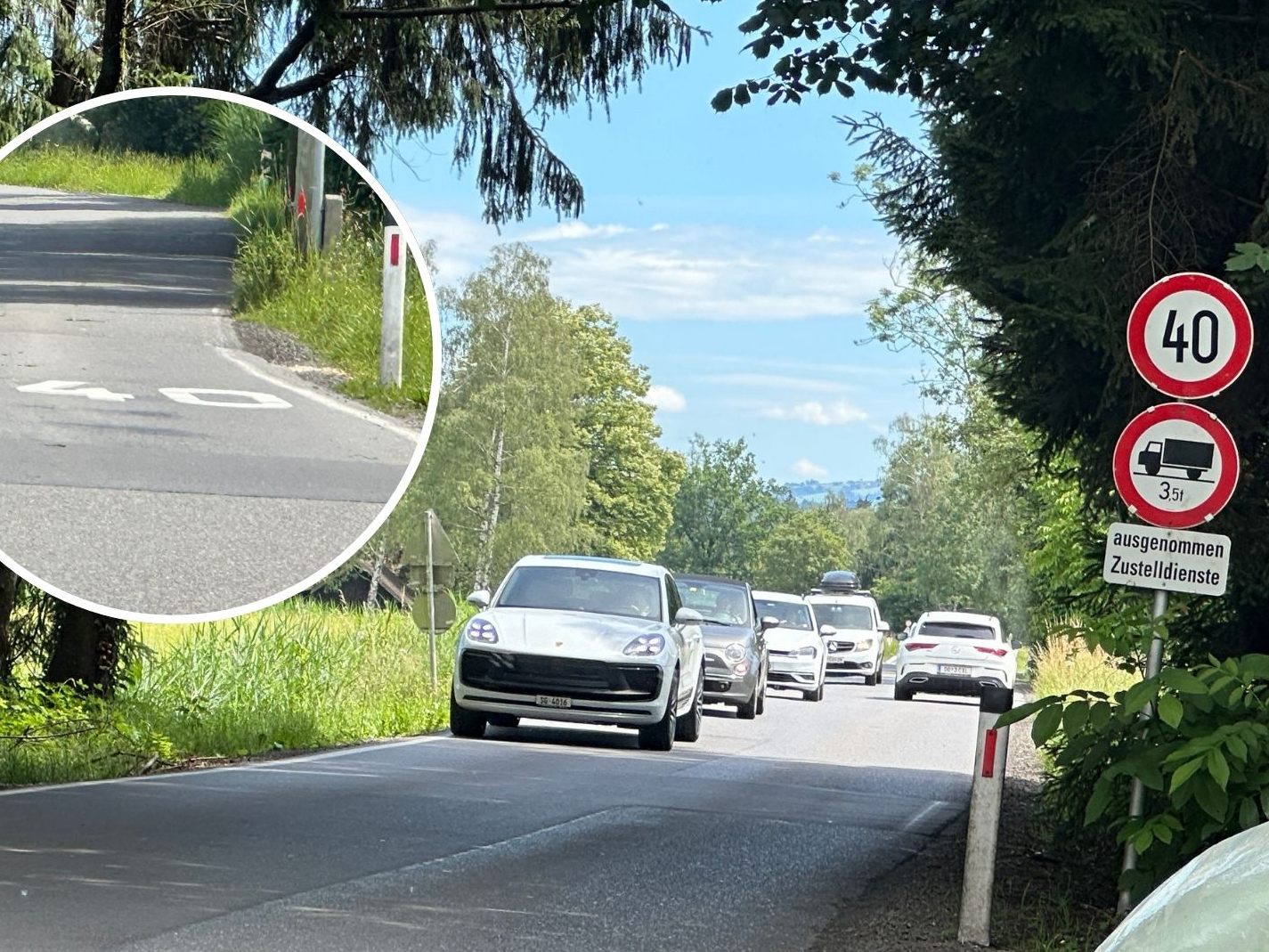 In Lustenau gibt es eine neue 40er-Zone.