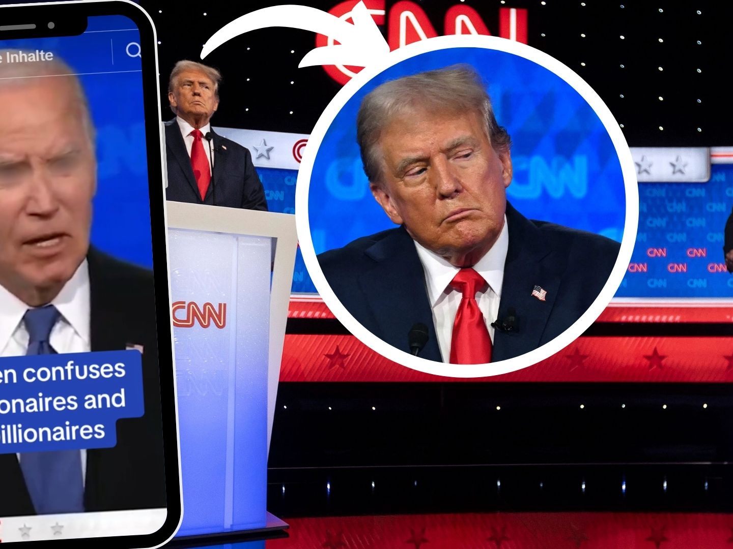 Bidens holpriger Start: Schwacher Auftritt im ersten TV-Duell gegen Donald Trump