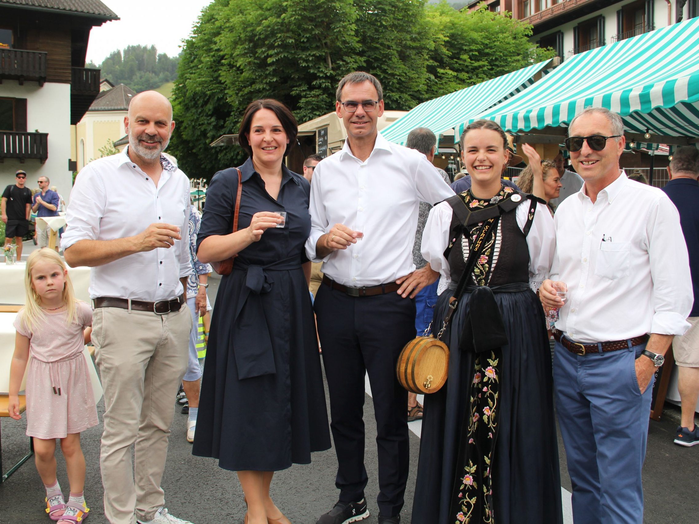 Die Begegnungszone wurde im Beisein von Landeshauptmann Markus Wallner offiziell eröffnet Die Begegnungszone wurde im Beisein von Landeshauptmann Markus Wallner offiziell eröffnet