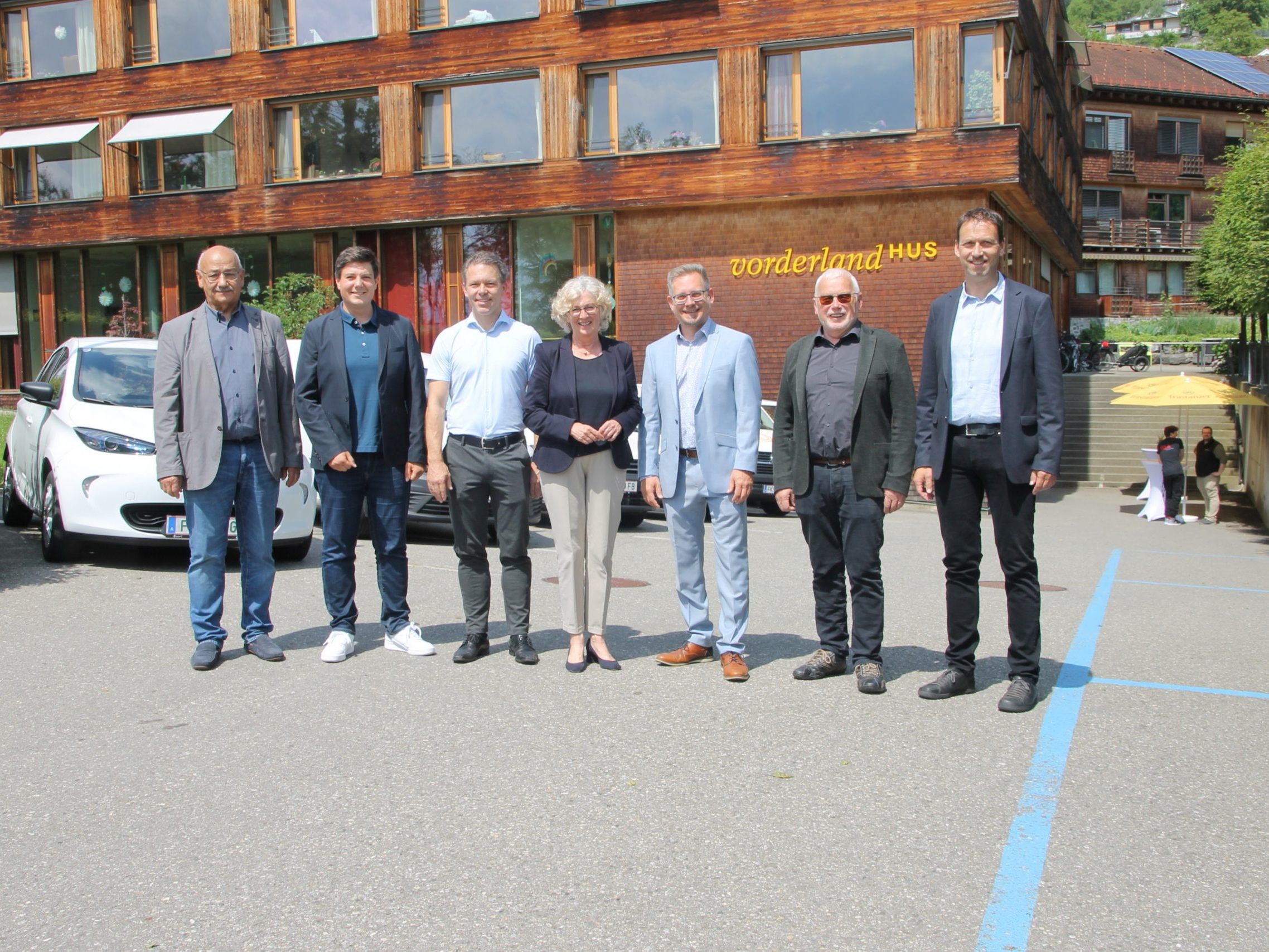 Bürgermeister des Sozialsprengels feierten gemeinsam mit Soziallandesrätin Katharina Wiesflecker das Jubiläum.