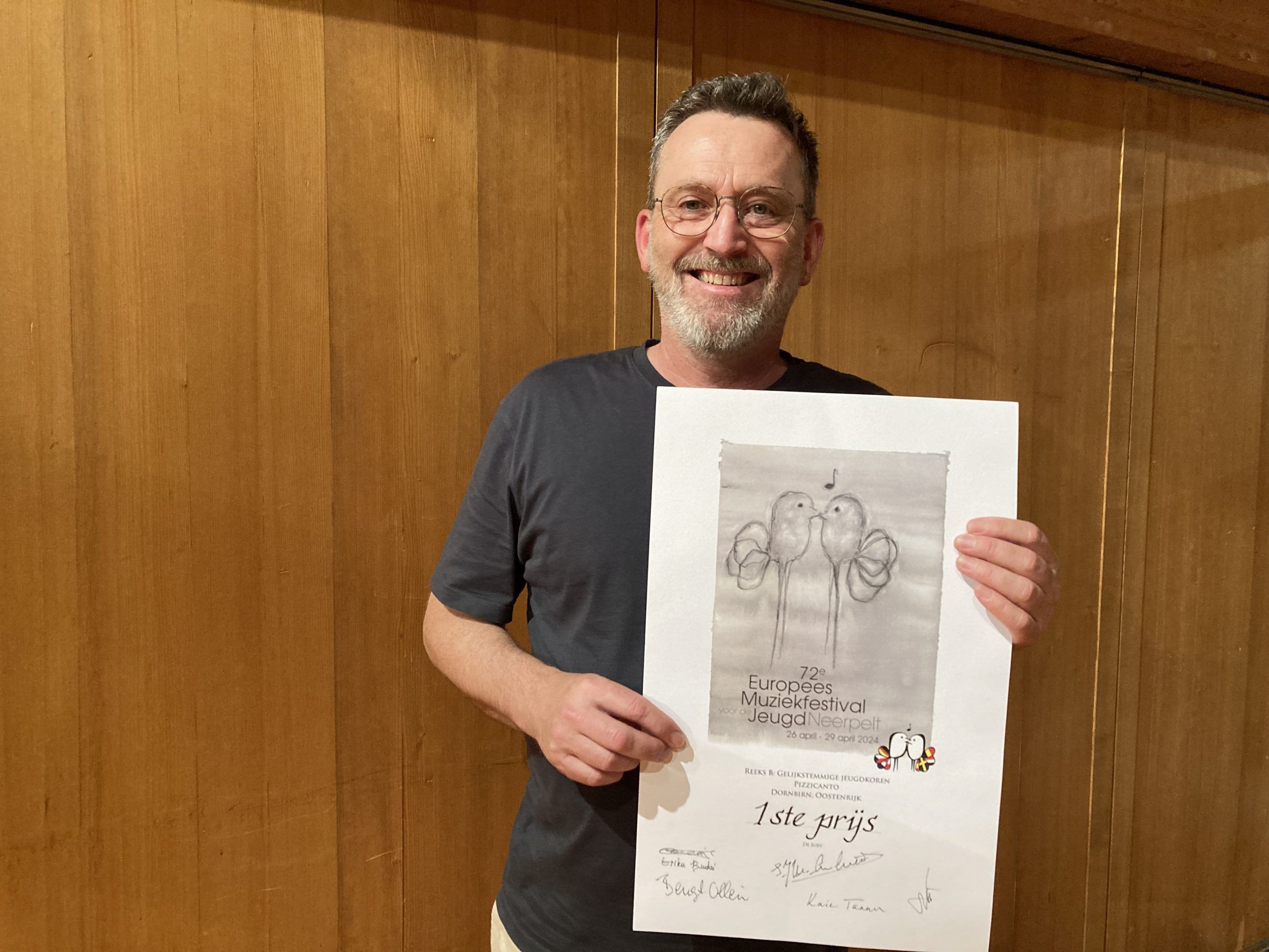 Erster Preis beim 72. europäischen Jugendchorfestival Erster Preis beim 72. europäischen Jugendchorfestival