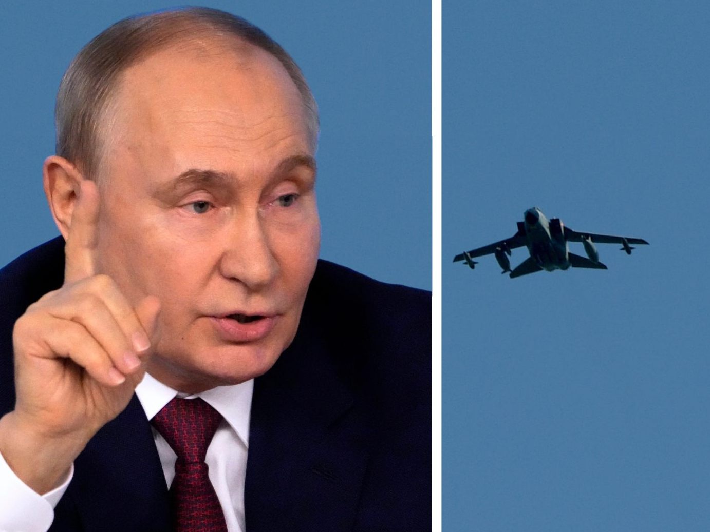 Putins Jets sollen den finnischen Luftraum verletzt haben. Putins Jets sollen den finnischen Luftraum verletzt haben.