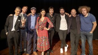 Fünf amtierende Weltmeister im Bild: Wolfgang Moser, Adrian Kill, Anca und Lucca, Luis Olmedo, Artem Shchukin, Markobi