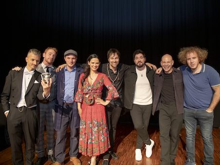 Fünf amtierende Weltmeister im Bild: Wolfgang Moser, Adrian Kill, Anca und Lucca, Luis Olmedo, Artem Shchukin, Markobi