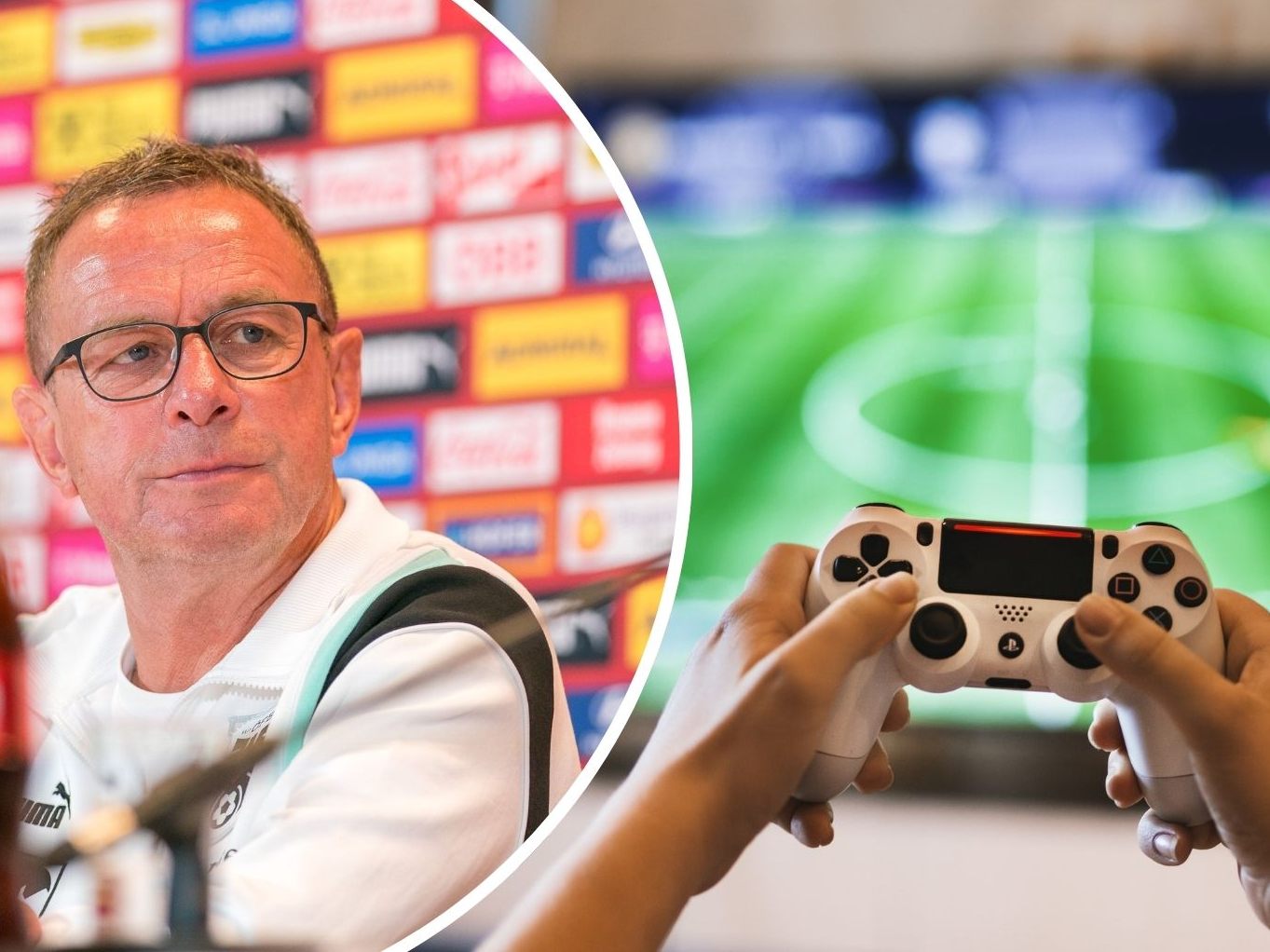 Rangnick erlaubt seinen Spielern das Zocken auch abseits vom Platz. Rangnick erlaubt seinen Spielern das Zocken auch abseits vom Platz.