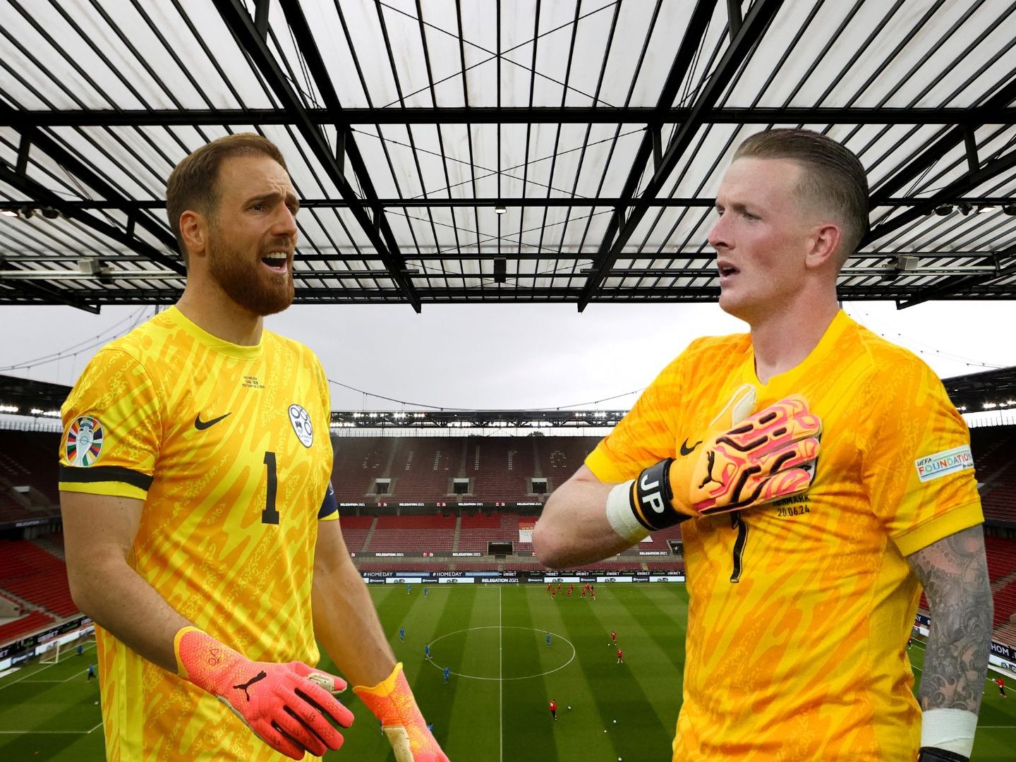 Slowenien spielt heute in Köln gegen England.