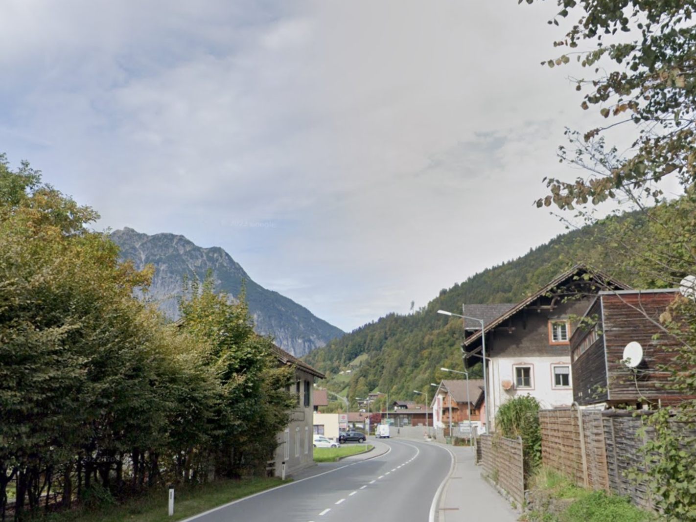 Auf dieser Straße ist es zu dem Unfall gekommen Auf dieser Straße ist es zu dem Unfall gekommen