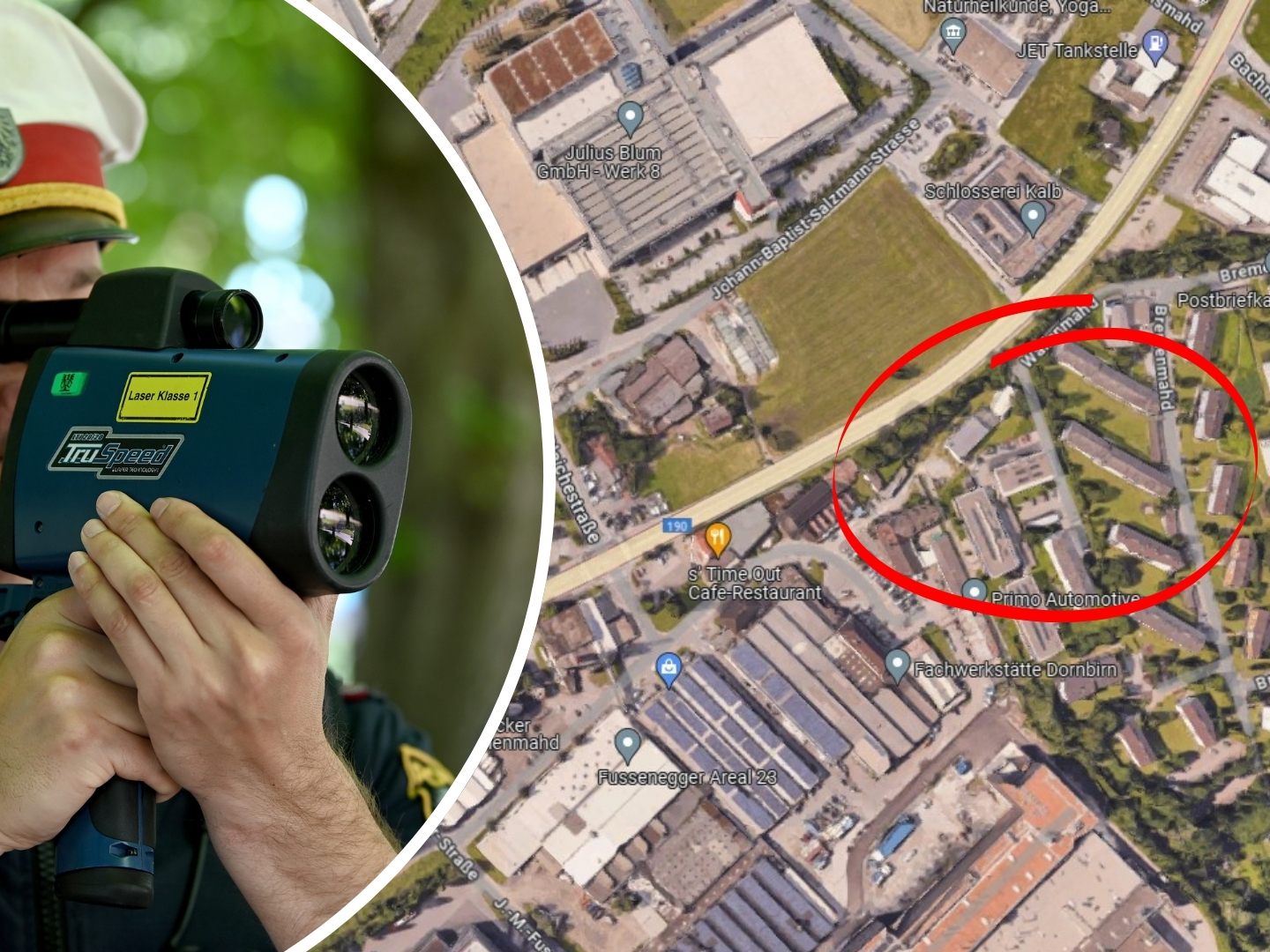 Der 24-Jährige flüchtete vor einer Kontrolle der Polizei, und wurde im Trockenturmweg angehalten. (Symbolbild) Der 24-Jährige flüchtete vor einer Kontrolle der Polizei, und wurde im Trockenturmweg angehalten. (Symbolbild)