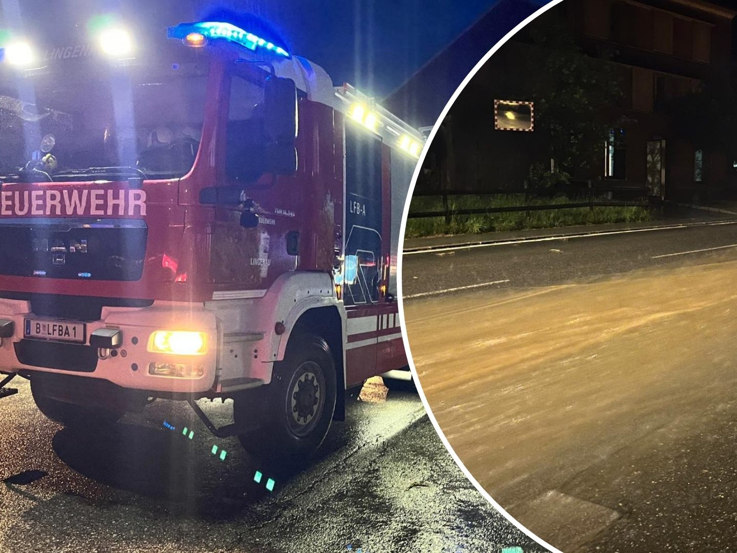 In Lingenau hatte die Feuerwehr einiges zu tun. In Lingenau hatte die Feuerwehr einiges zu tun.