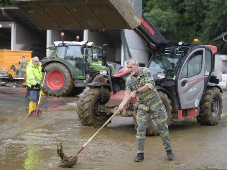 Das Bundesheer beendete den Katastropheneinsatz in der Steiermark.
