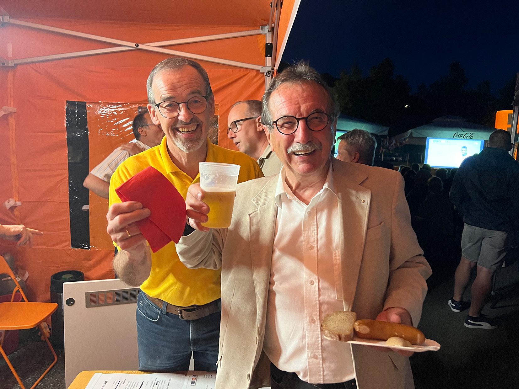 Christoph Hinteregger und KR Walter Eberle. Christoph Hinteregger und KR Walter Eberle.