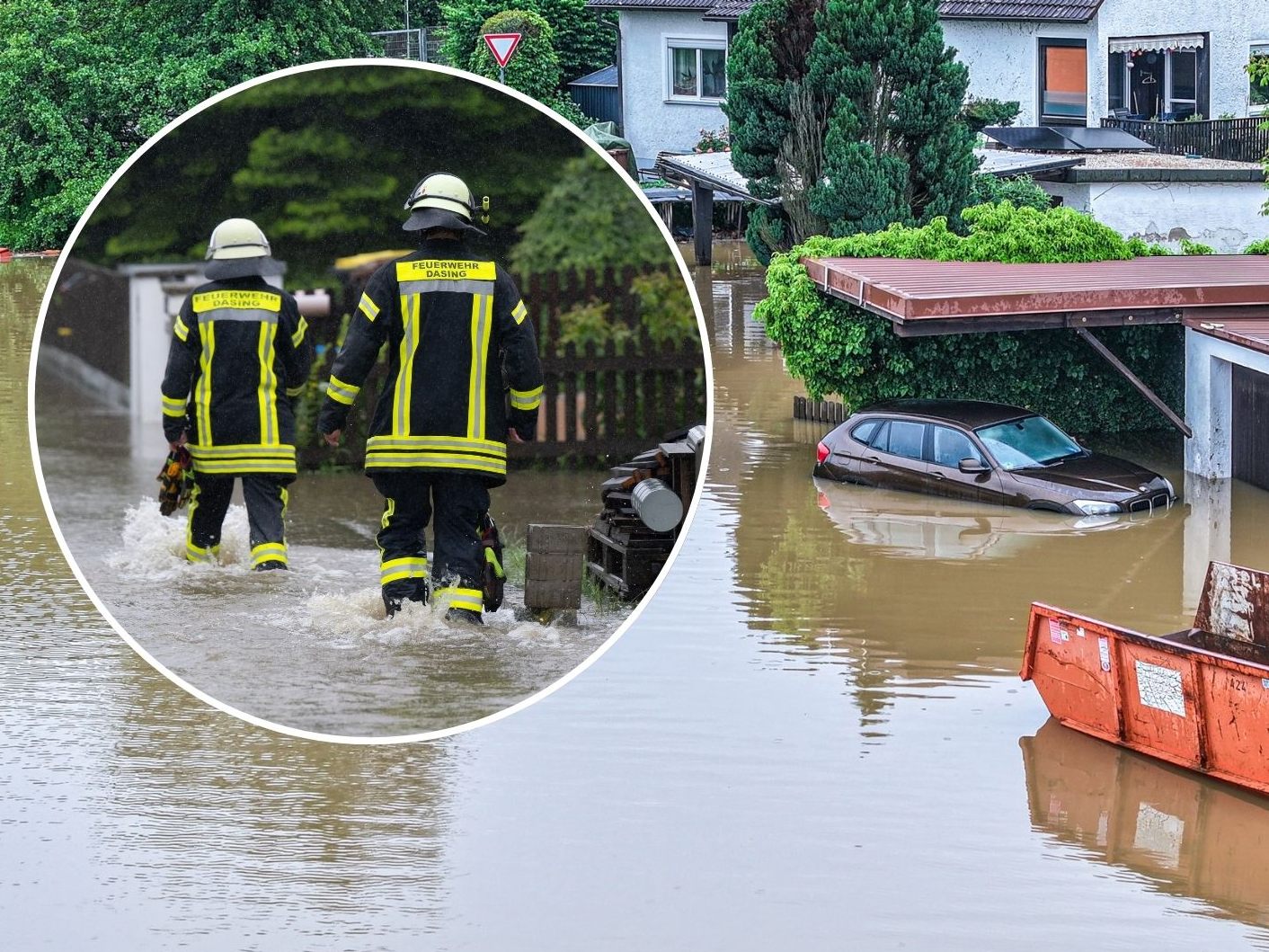 Unwetterwarnungen aufgehoben, aber Starkregen möglich. Unwetterwarnungen aufgehoben, aber Starkregen möglich.