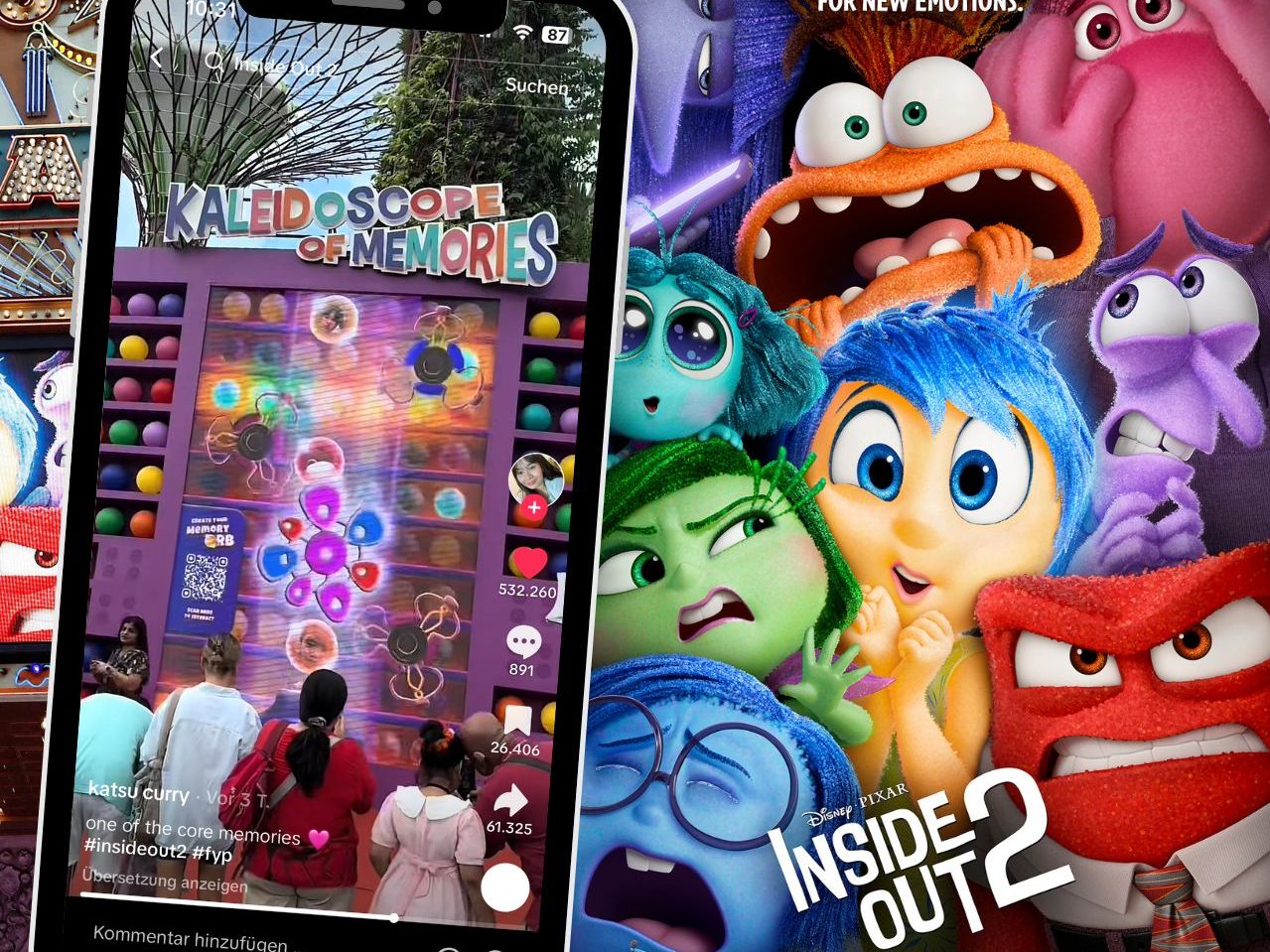 In Singapur gibt es eine besondere Aktion zum zweiten Teil des Films "Alles steht Kopf" In Singapur gibt es eine besondere Aktion zum zweiten Teil des Films "Alles steht Kopf"