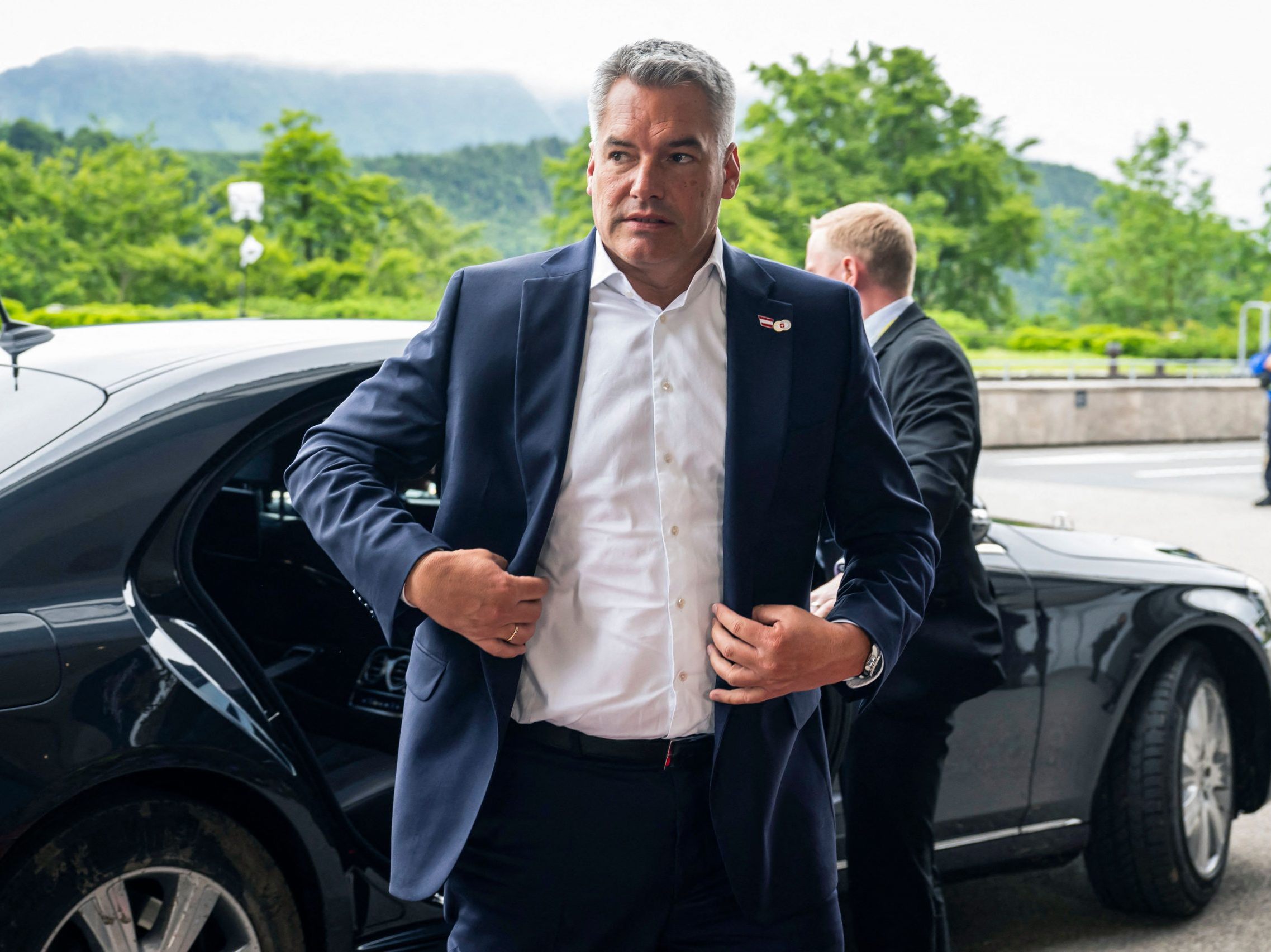 Karl Nehammer, Spitzenkandidat der ÖVP bei der Nationalratswahl 2024.
