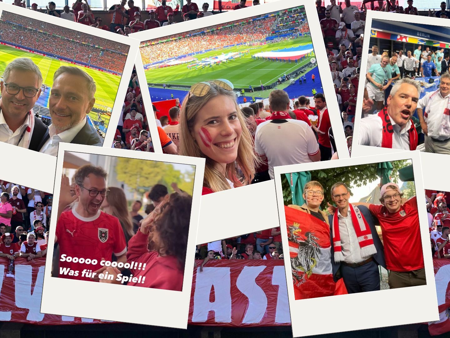 Ganz Österreich freut sich mit unserer Nationalmannschaft