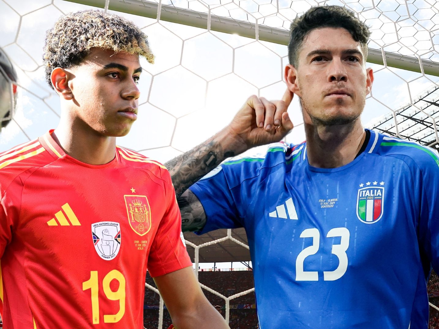 Spanien trifft am Donnerstag (21 Uhr) auf Italien.