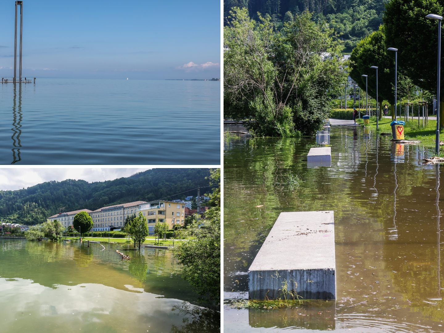 So sieht es aktuell am Bodensee aus.
