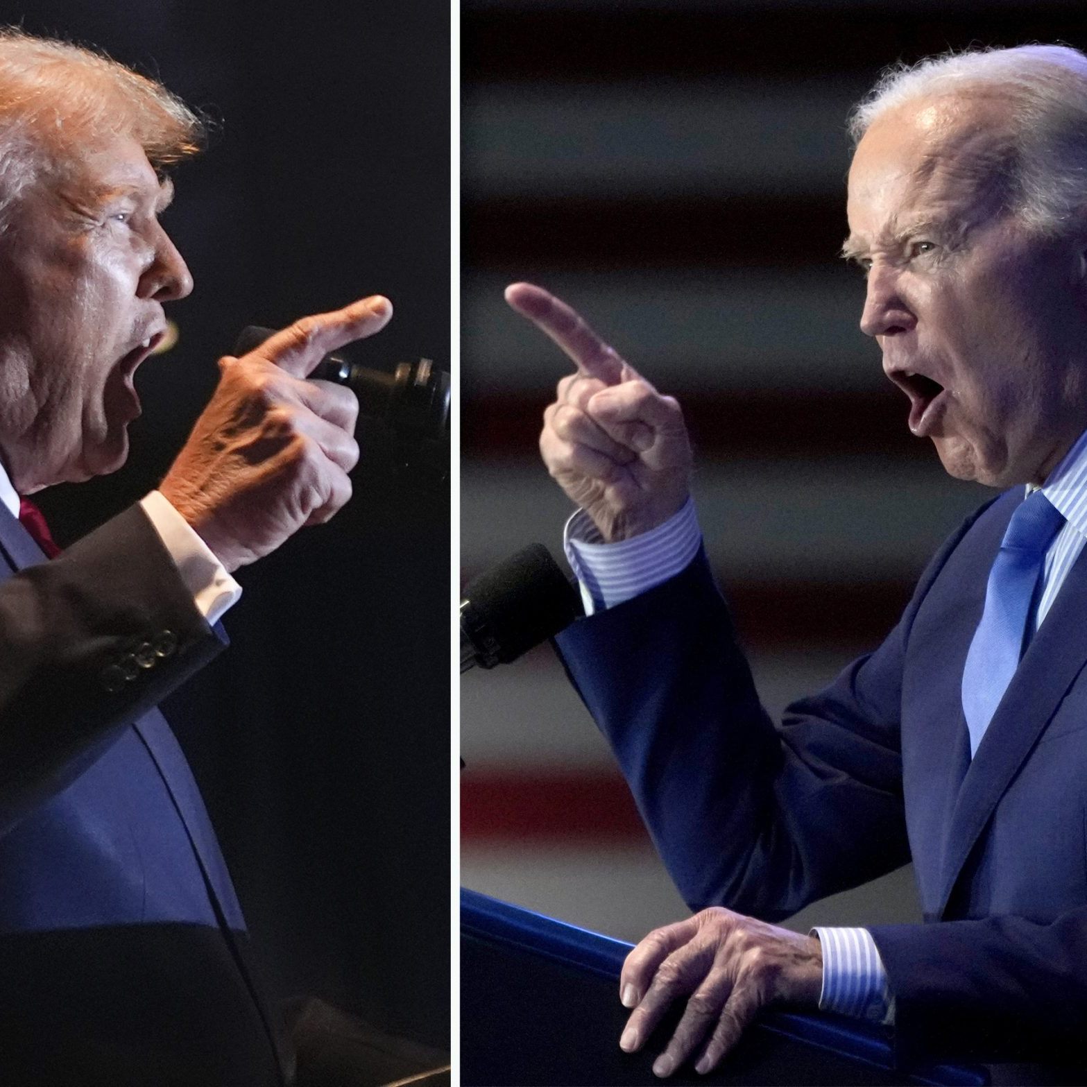 US-Wahl 2024: Trump versus Biden.