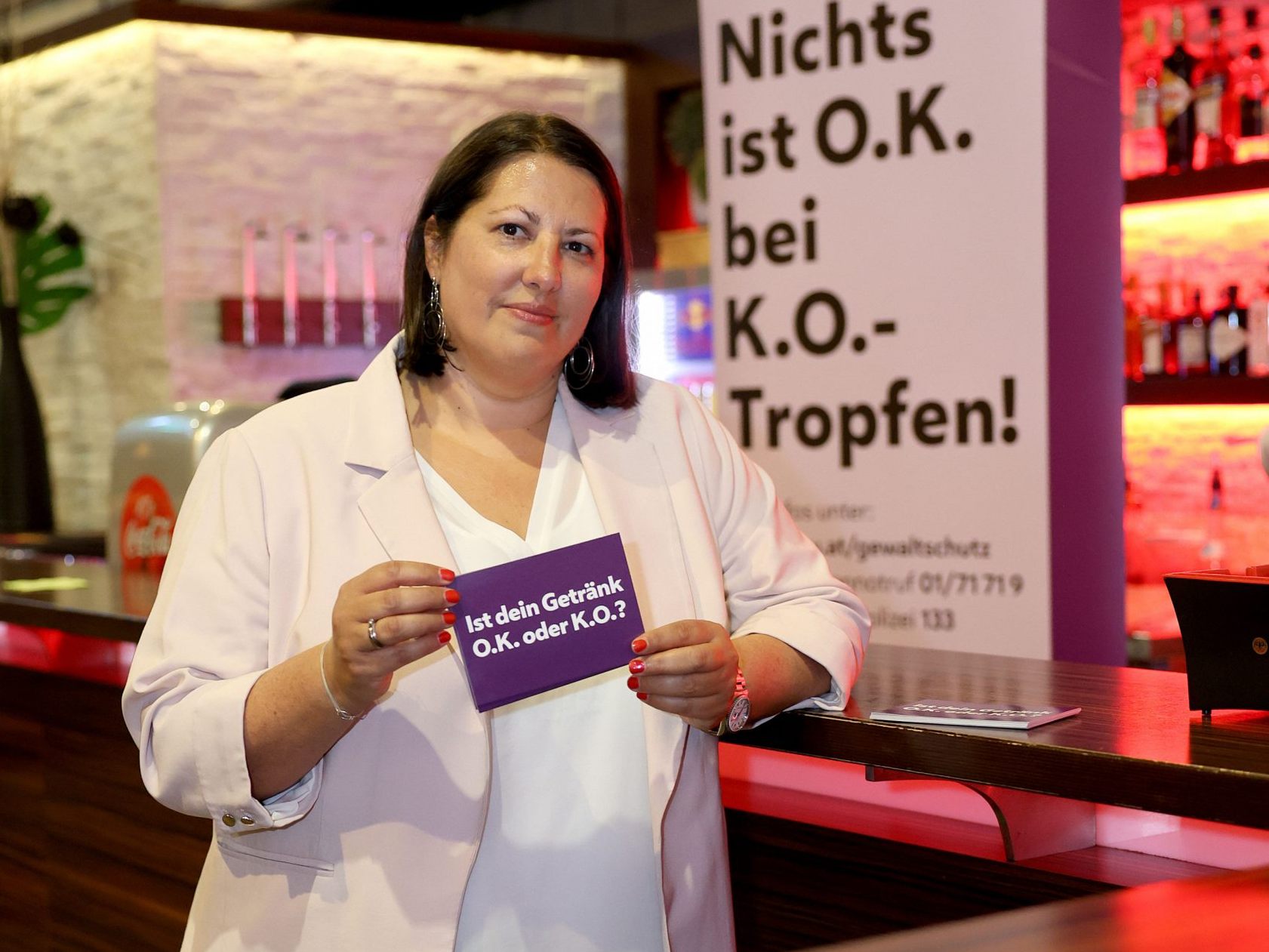 Die Stadt Wien startet eine Sommerkampagne gegen K.O.-Tropfen.