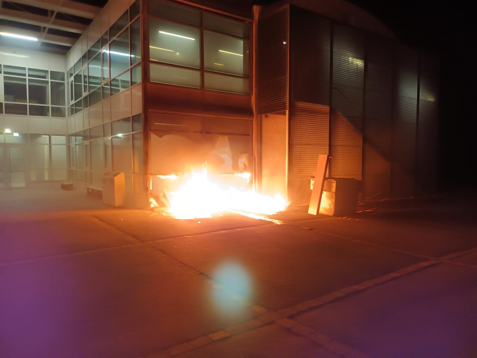Feuerwehreinsatz in Höchst