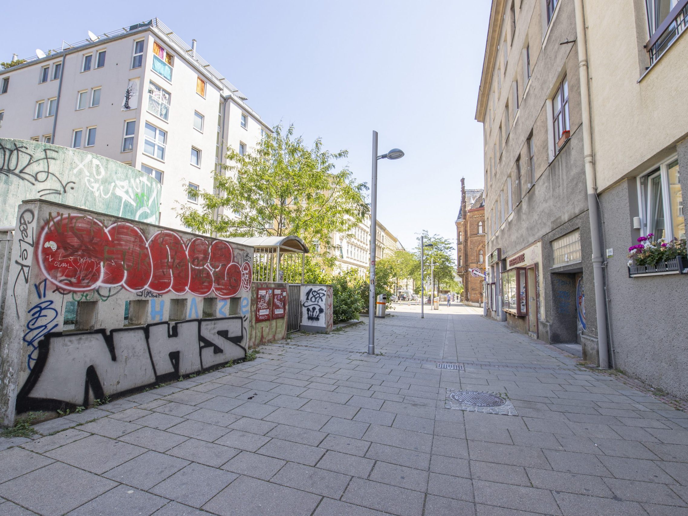 Die Meiselstraße in Wien am Dienstag.