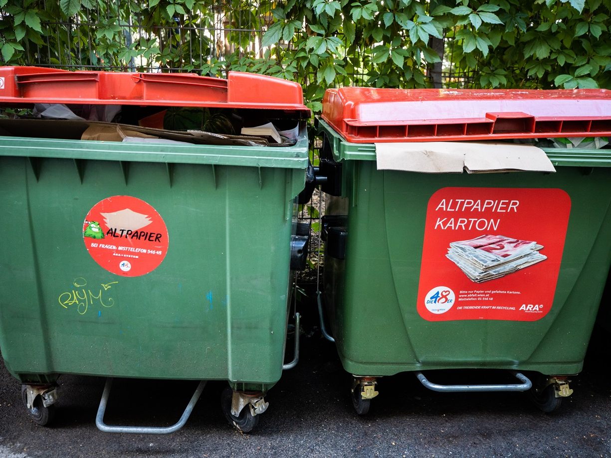 Mehrheit achtet auf richtige Mülltrennung.