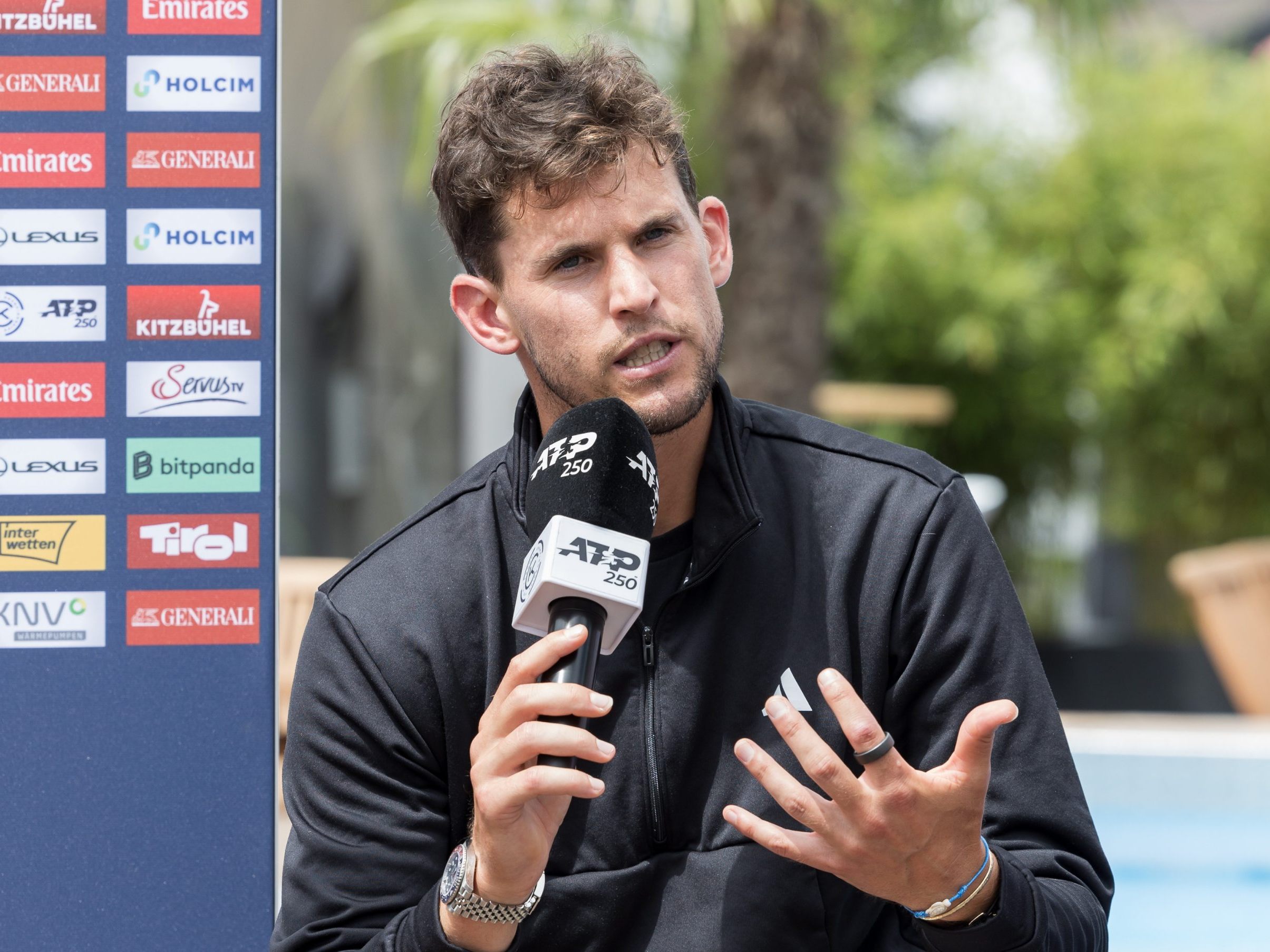 Dominic Thiem trifft am Dienstag in Kitzbühel auf Thiago Agustin Tirante. Dominic Thiem trifft am Dienstag in Kitzbühel auf Thiago Agustin Tirante.
