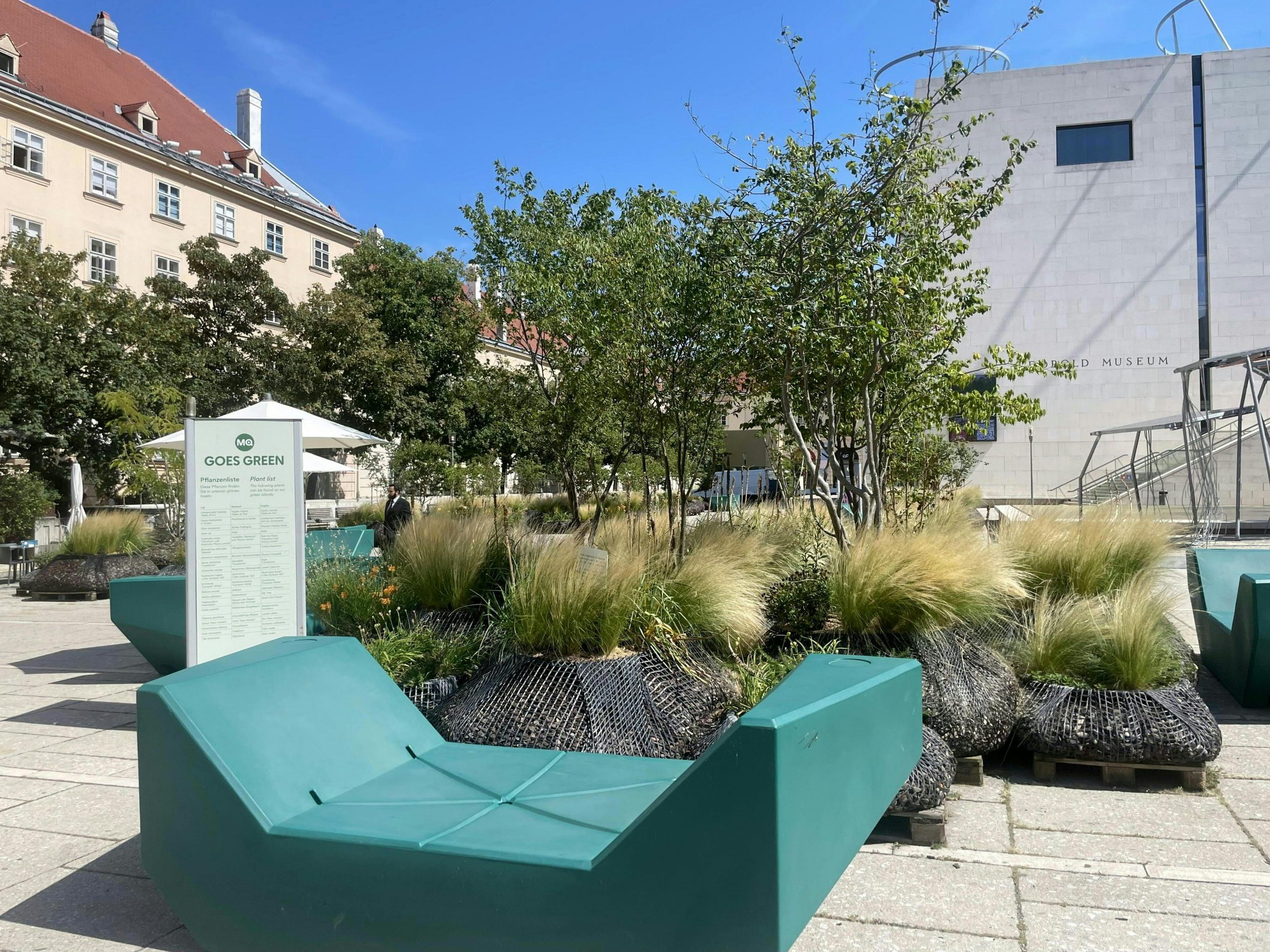 Das Wiener Museumsquartier legt seinen ersten Klimabericht vor.