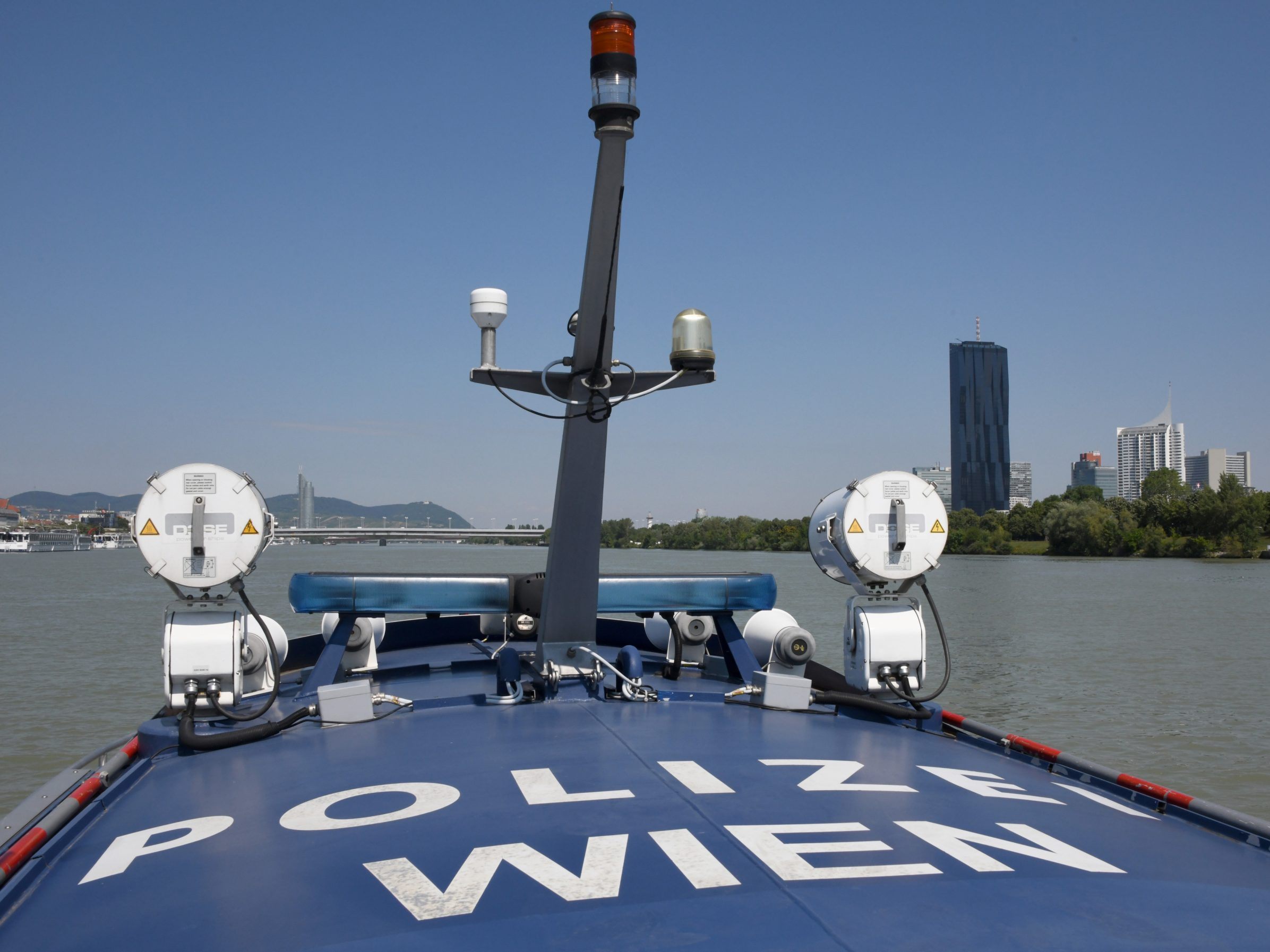 Tödlicher Badeunfall in der Neuen Donau in Wien.