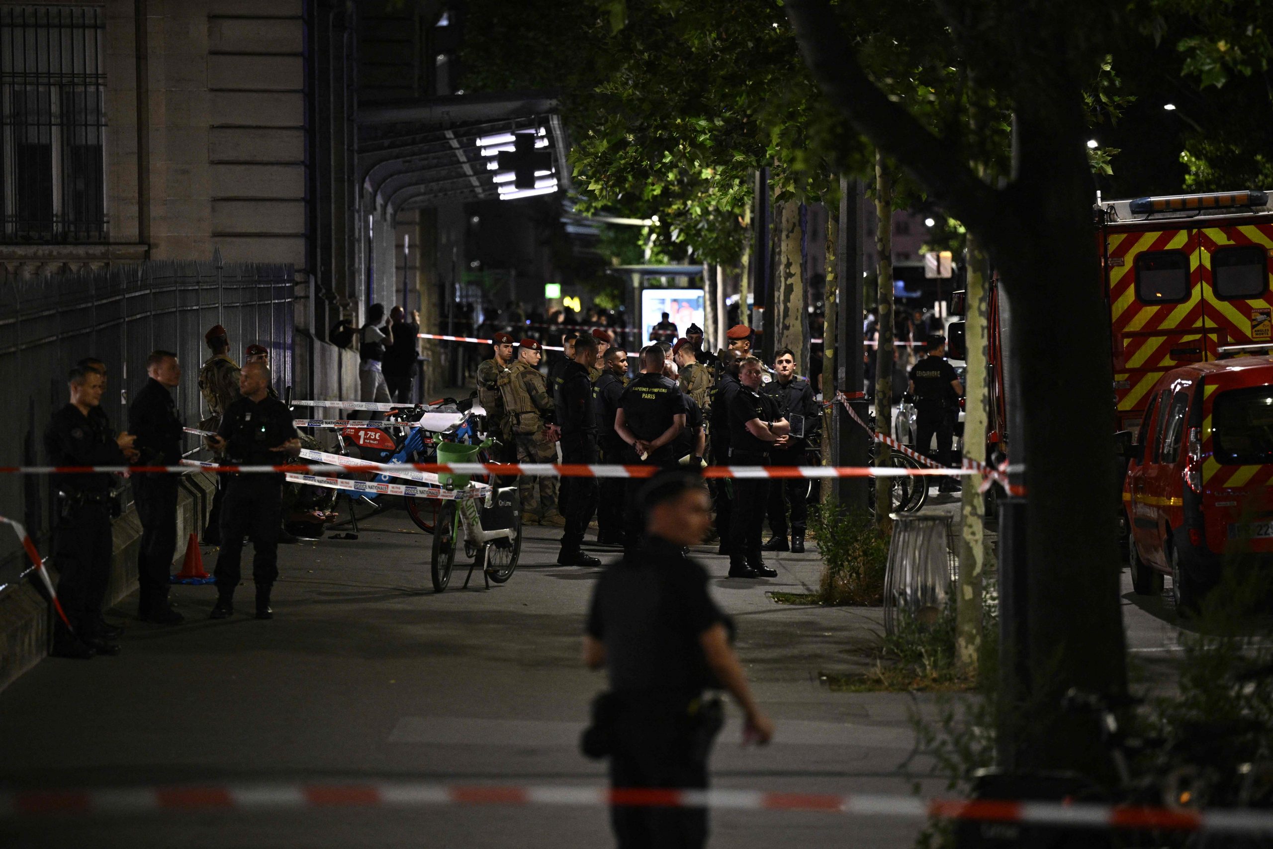 Bahnhof Gare de l'Est nach dem Angriff Bahnhof Gare de l'Est nach dem Angriff