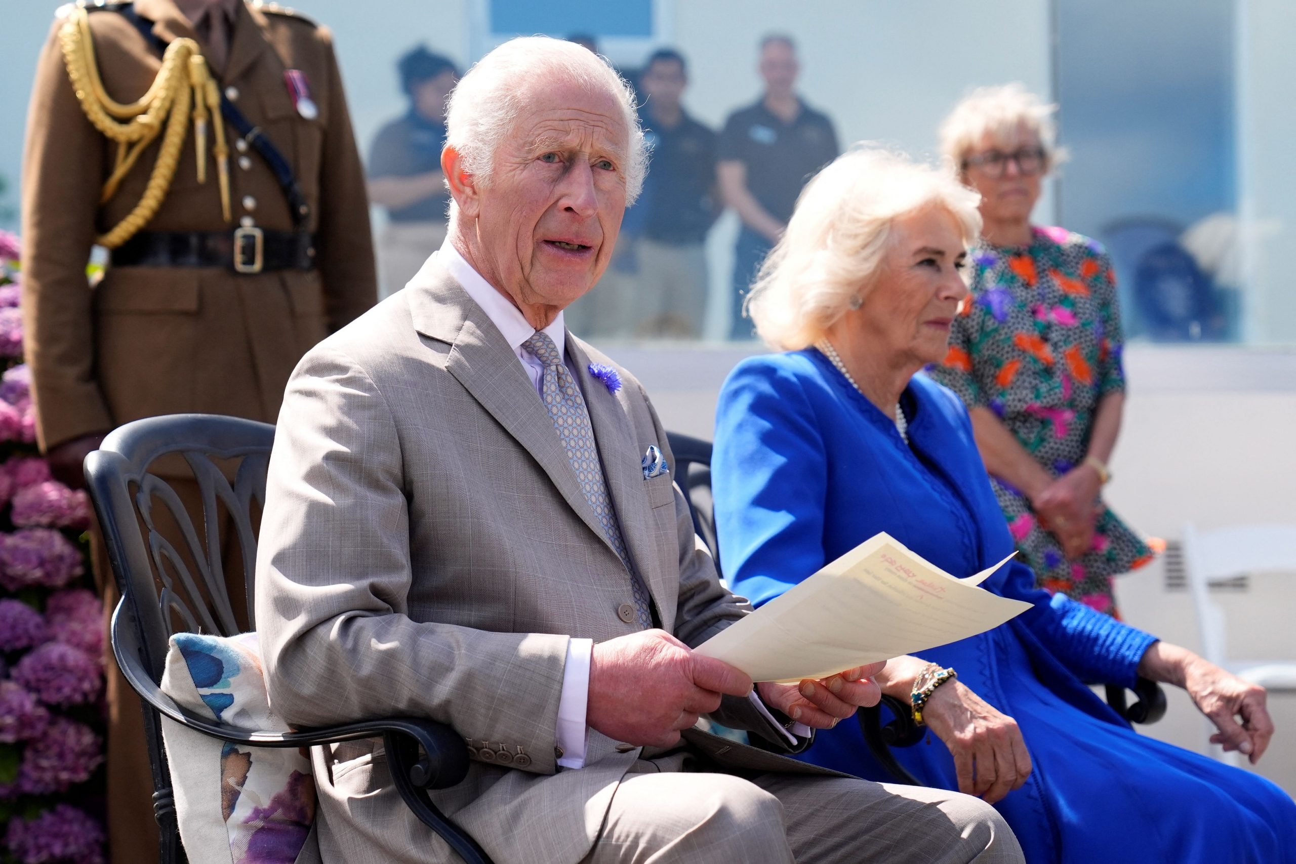 König Charles und Königin Camilla während des Events auf den Kanalinseln König Charles und Königin Camilla während des Events auf den Kanalinseln