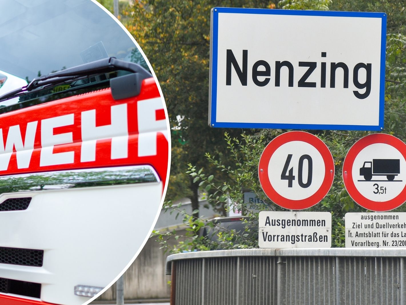 Angeblicher Gasaustritt in Nenzing. (Symbolbild) Angeblicher Gasaustritt in Nenzing. (Symbolbild)